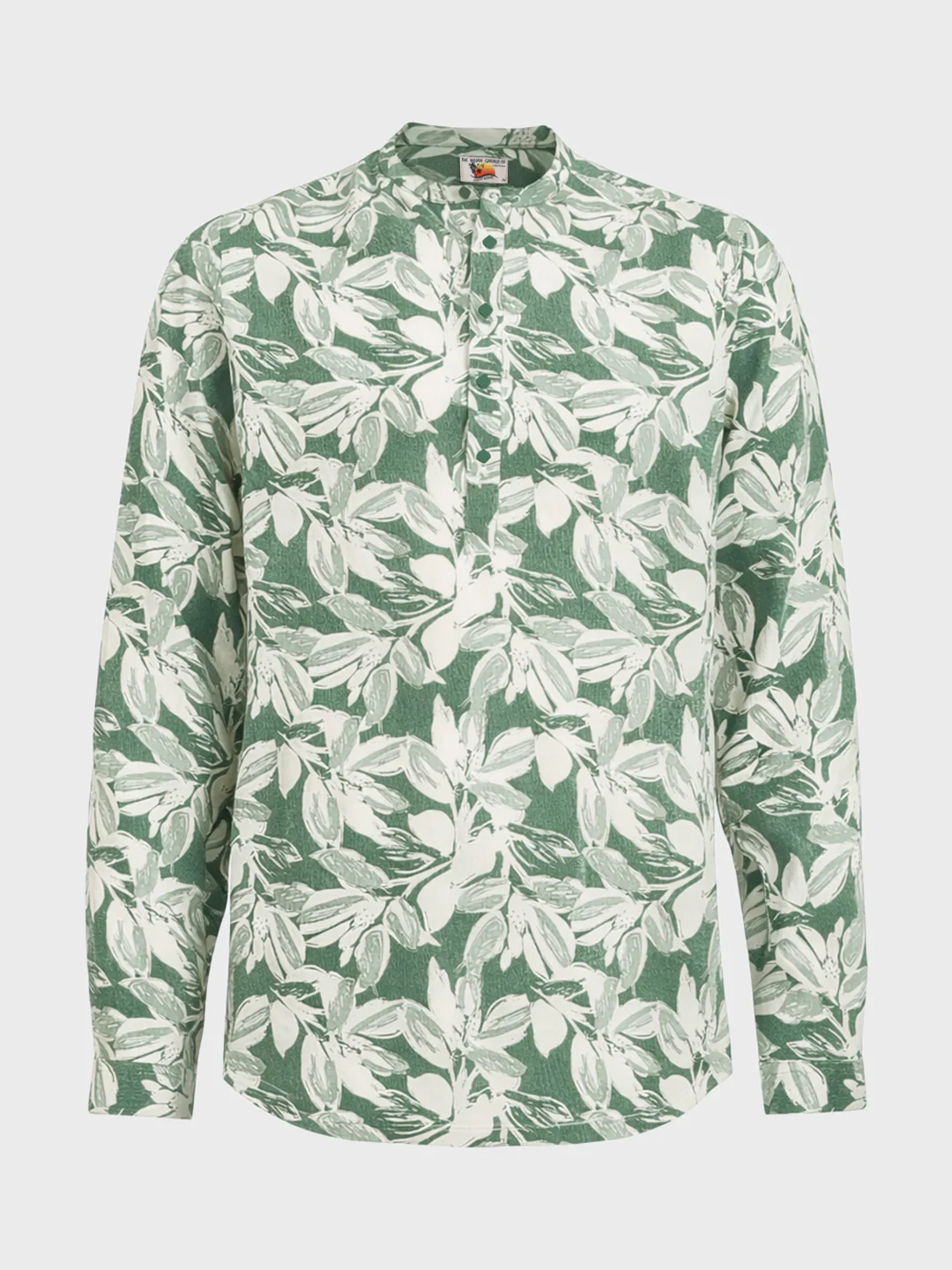 Men's Green Regular Fit Printed Casual Shirts - Image 5