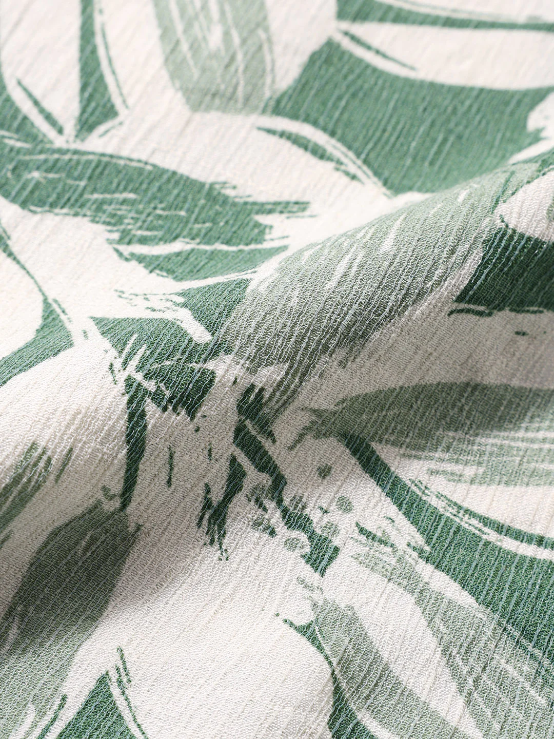 Men's Green Regular Fit Printed Casual Shirts - Image 7