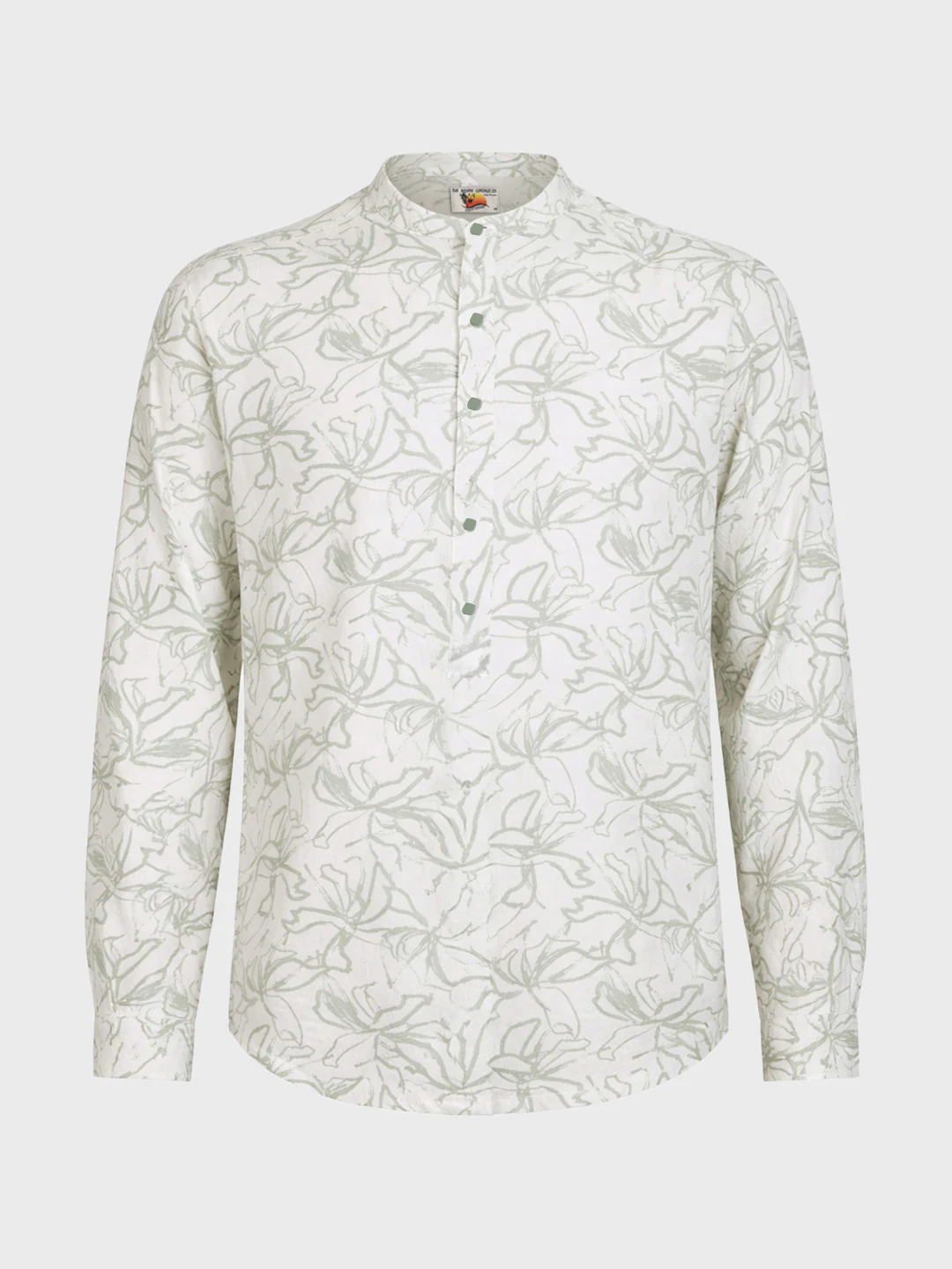 Men's Green Regular Fit Printed Casual Shirts - Image 5