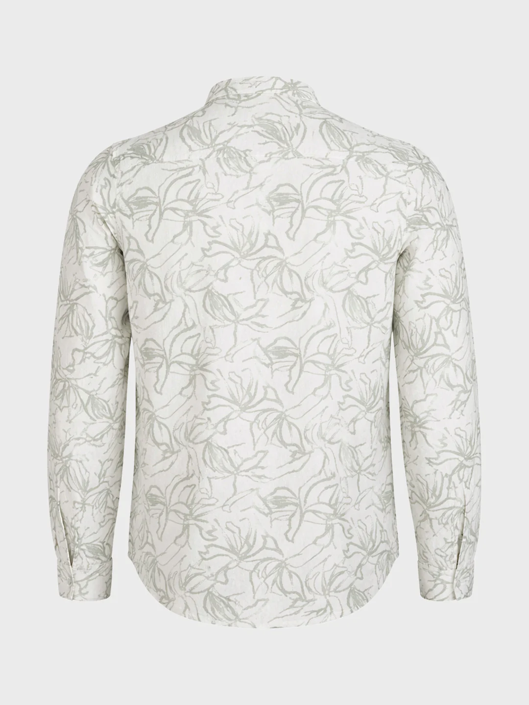 Men's Green Regular Fit Printed Casual Shirts - Image 6