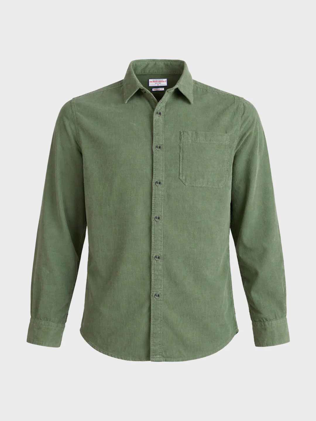Men's Green Regular Fit Solid Casual Shirt - Image 5