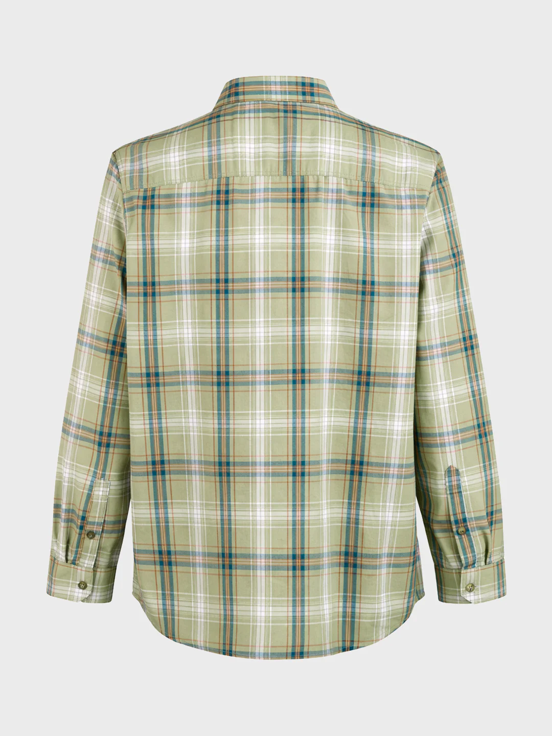 Men's Green Regular Fit Solid Casual Shirt - Image 5