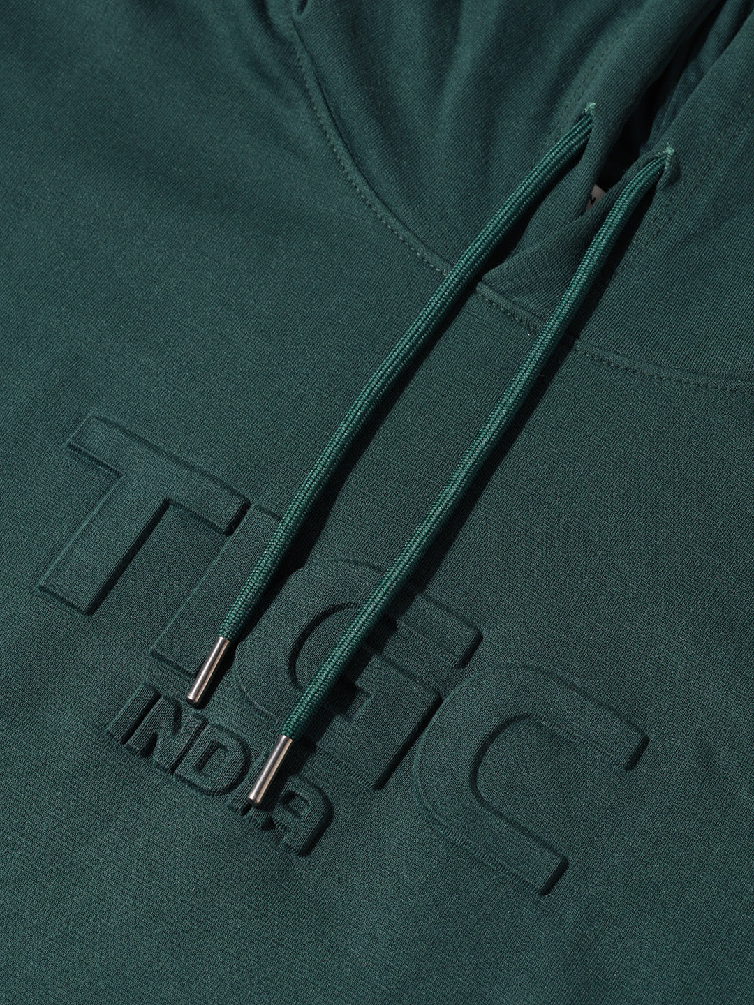 Men's Green Relaxed Fit Embroided Casual Sweatshirt - Image 5