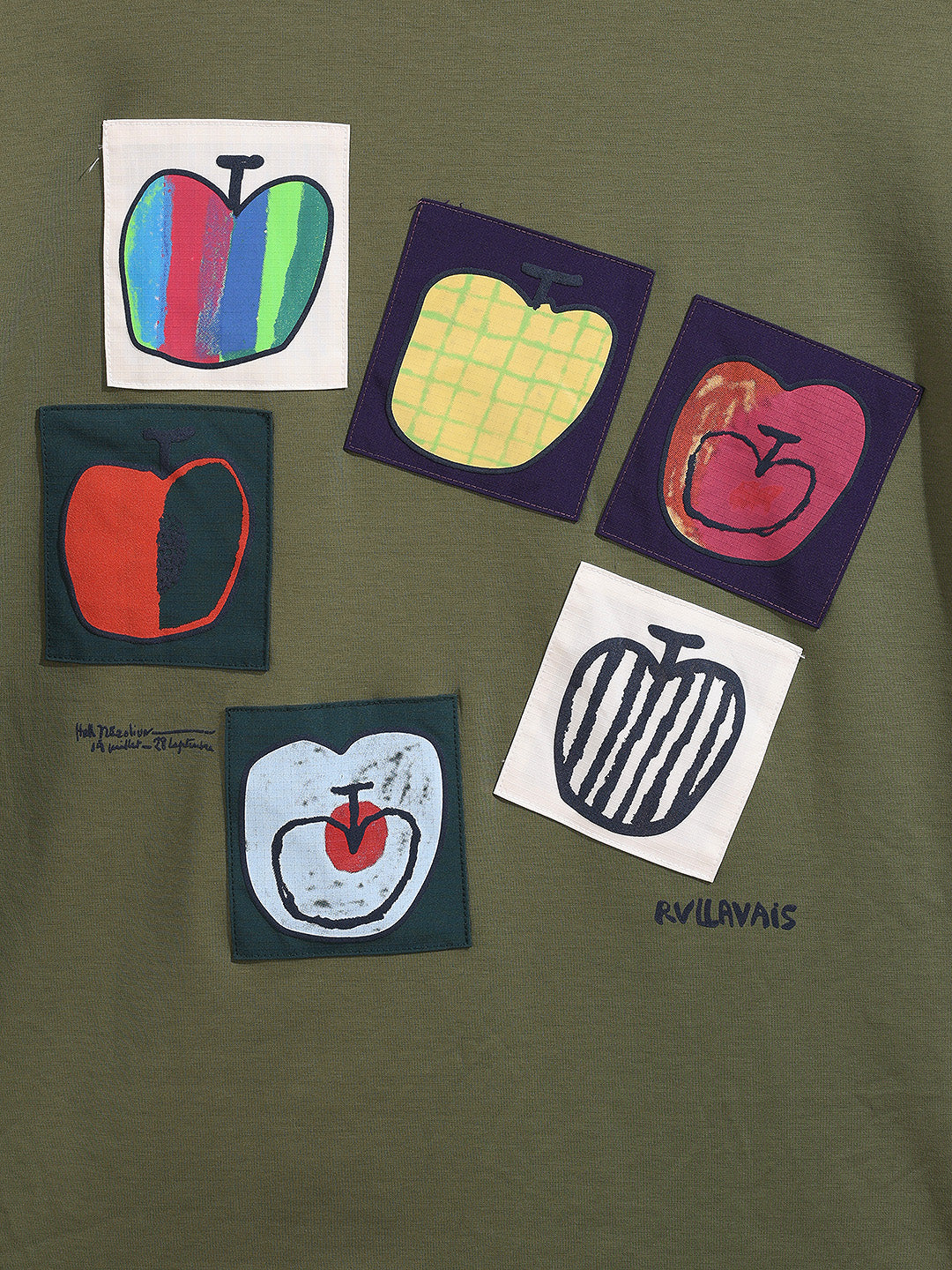Men's Green Relaxed Fit Embroided 240 GSM Casual T-Shirt - Image 7