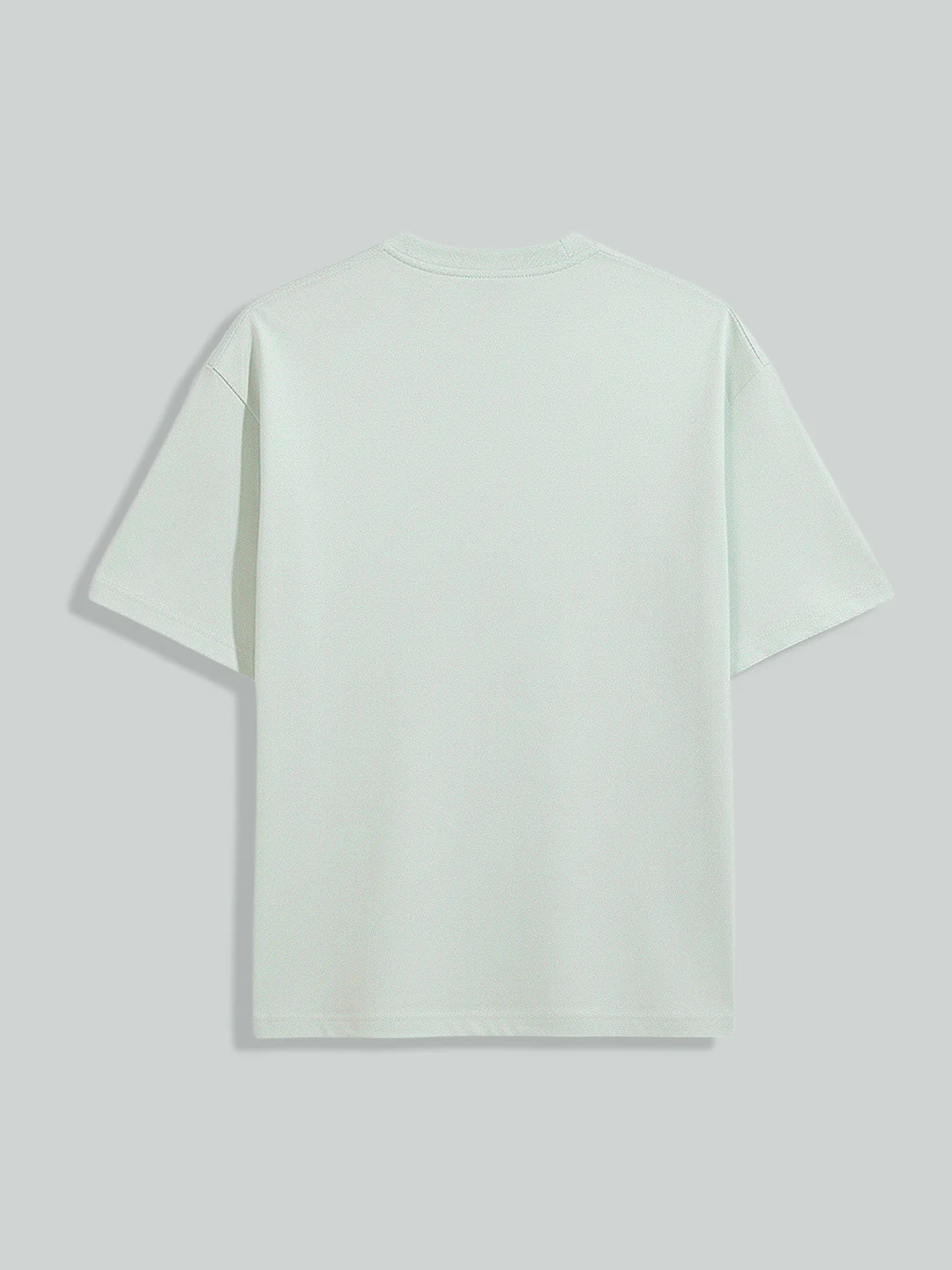 Men's Green Relaxed Fit Embroided 240 GSM Resort Wear T-Shirt - Image 6