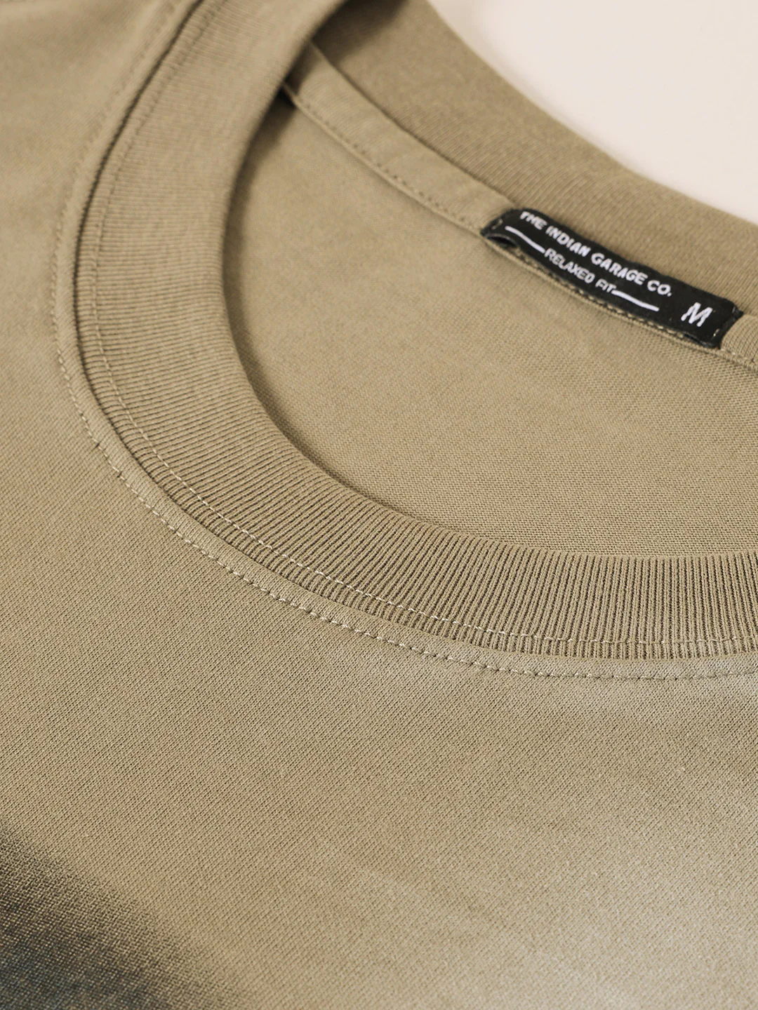 Men's Green Relaxed Fit Graphic Printed 240 GSM Street Wear T-Shirt - Image 4