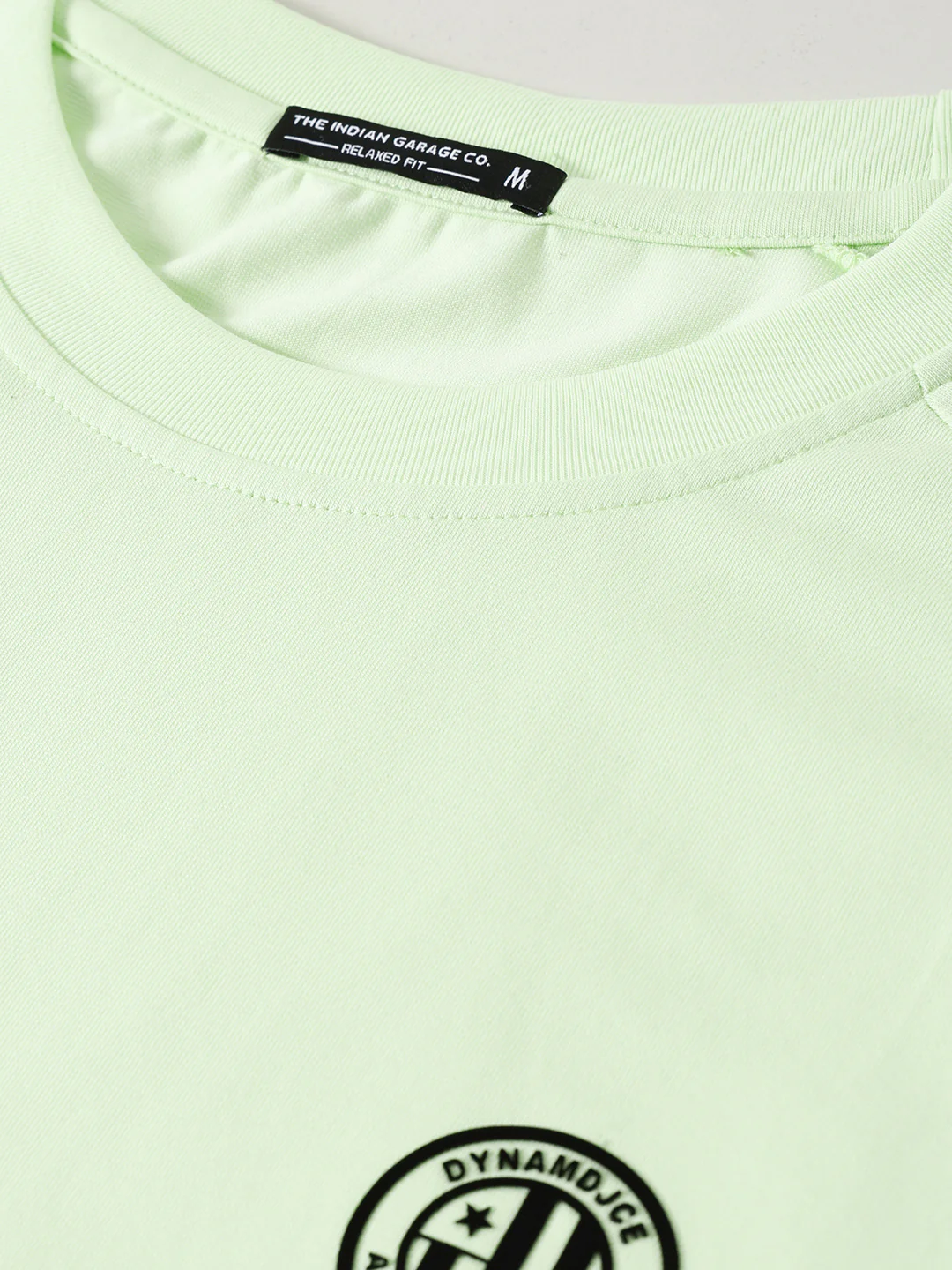 Men's Green Relaxed Fit Graphic Printed 240 GSM Street Wear T-Shirt - Image 9