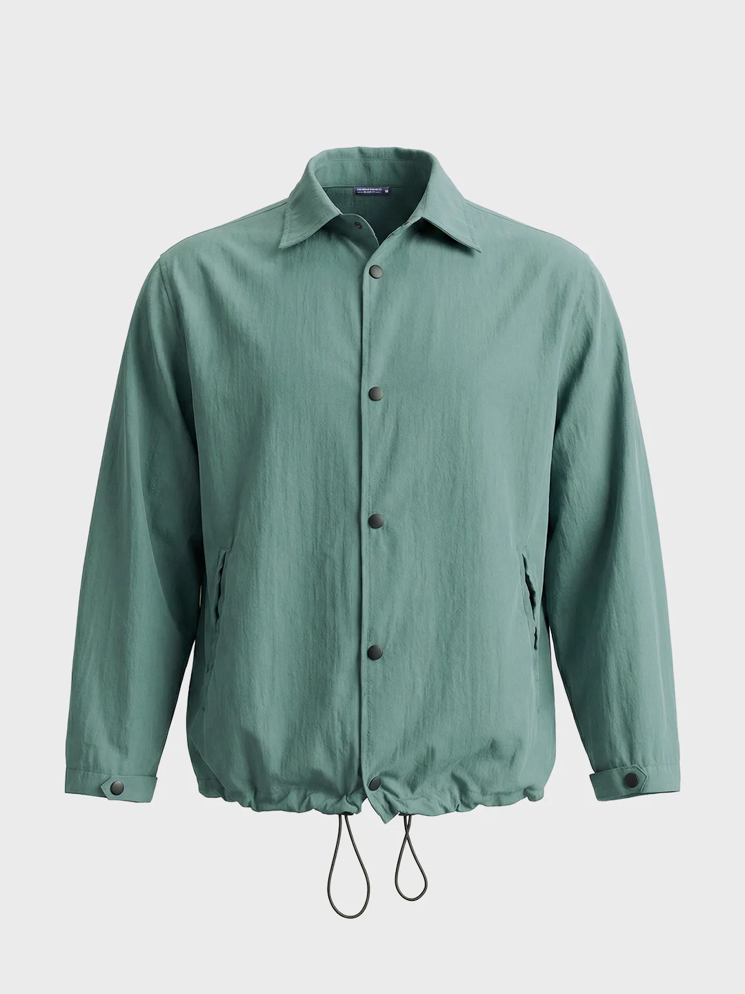 Men's Green Relaxed Fit Solid Casual Shirt - Image 5