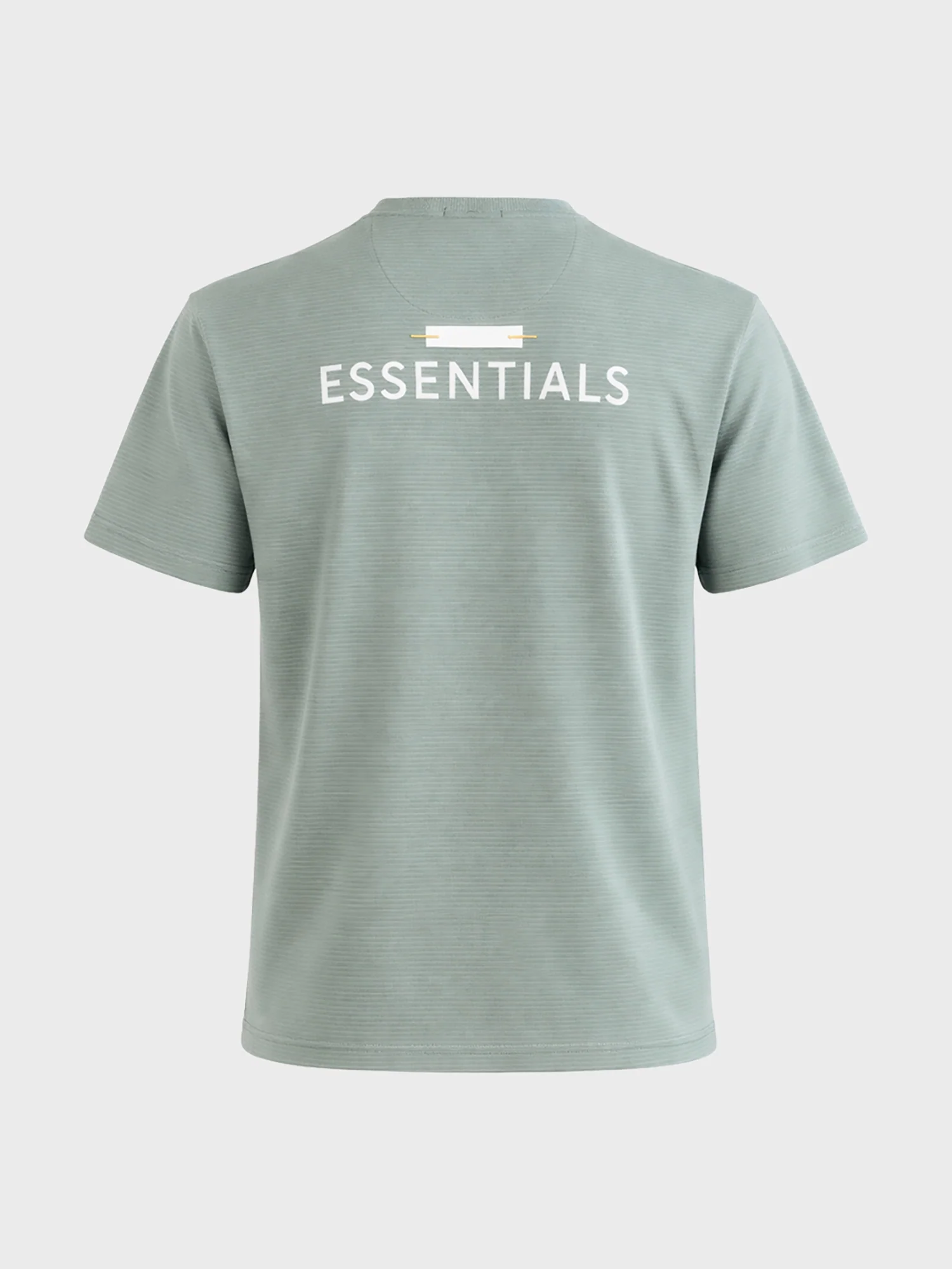 Men's Green Relaxed Fit Solid Casual T-Shirts - Image 6