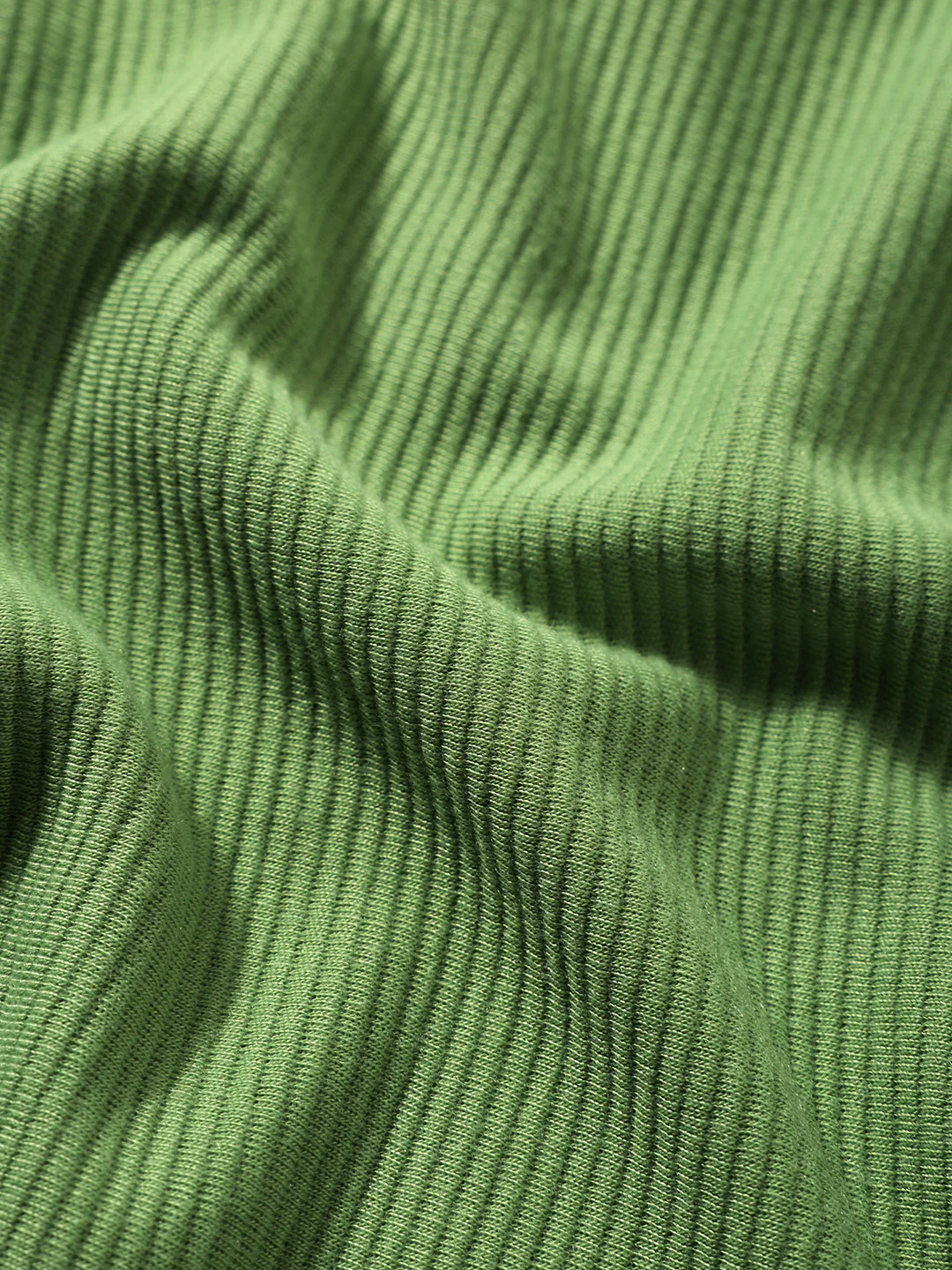 Men's Green Relaxed Fit Solid Street Wear Shirt - Image 7