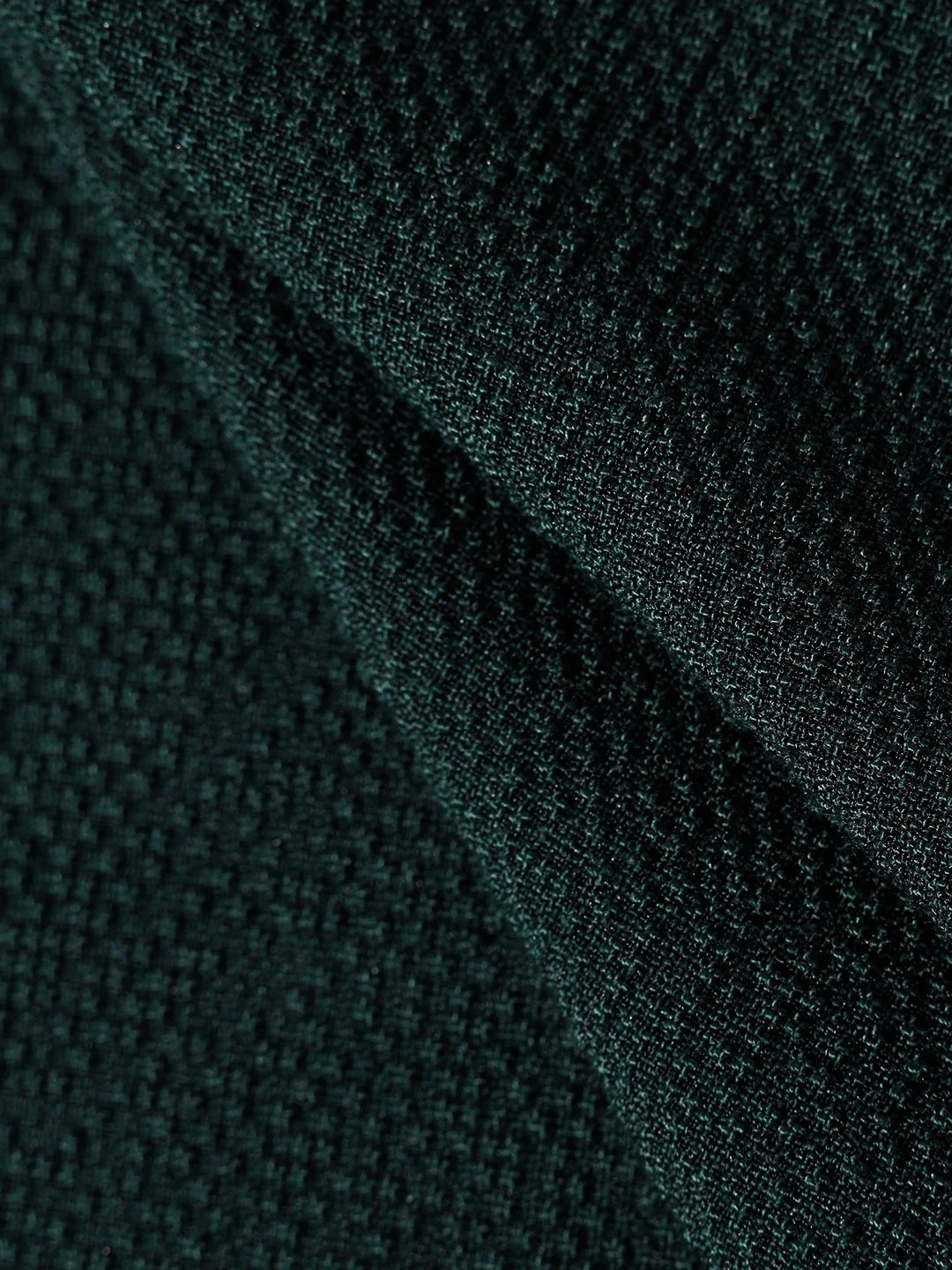 Men's Green Relaxed Fit Textured Casual Trousers - Image 7