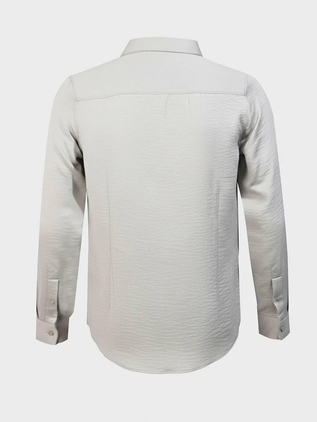 Men's Green Slim Fit Party Wear Solid Shirt - Image 5