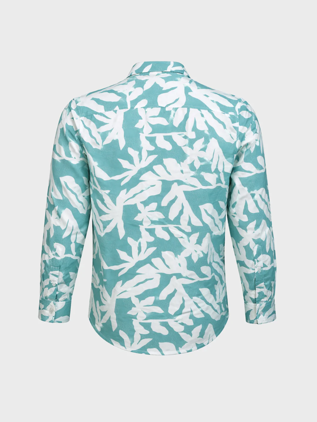 Men's Green Slim Fit Printed Casual Shirts - Image 7