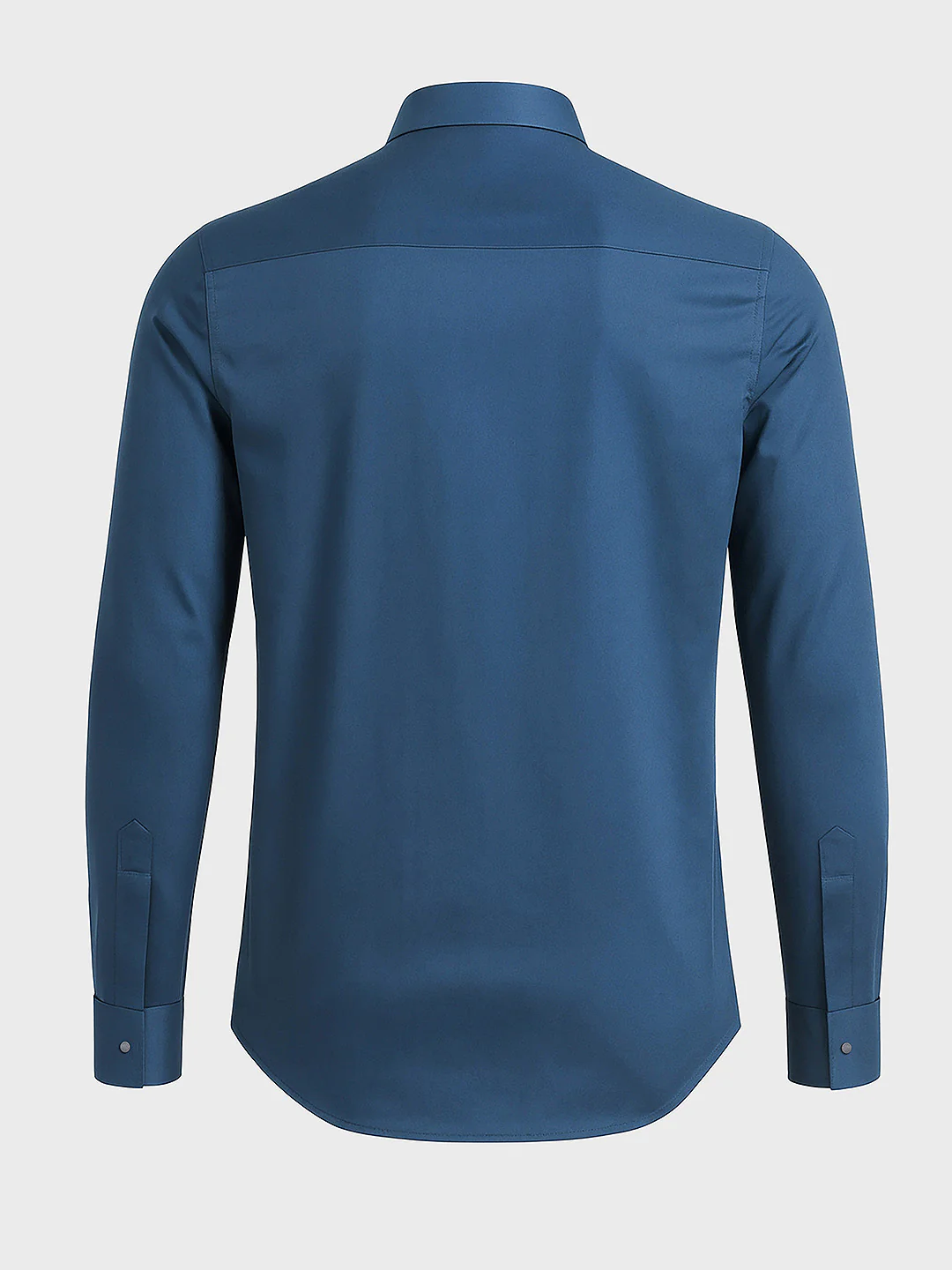 Men's Green Slim Fit Solid Party Wear Shirt - Image 5