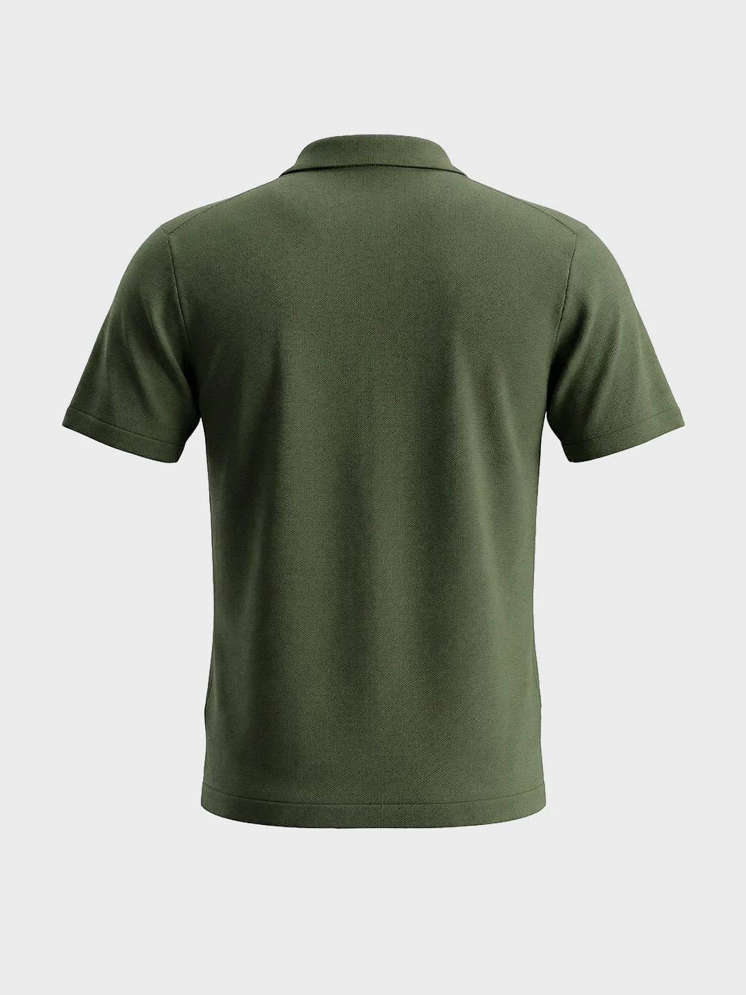 Men's Green Slim Fit Striped Casual Shirt - Image 7