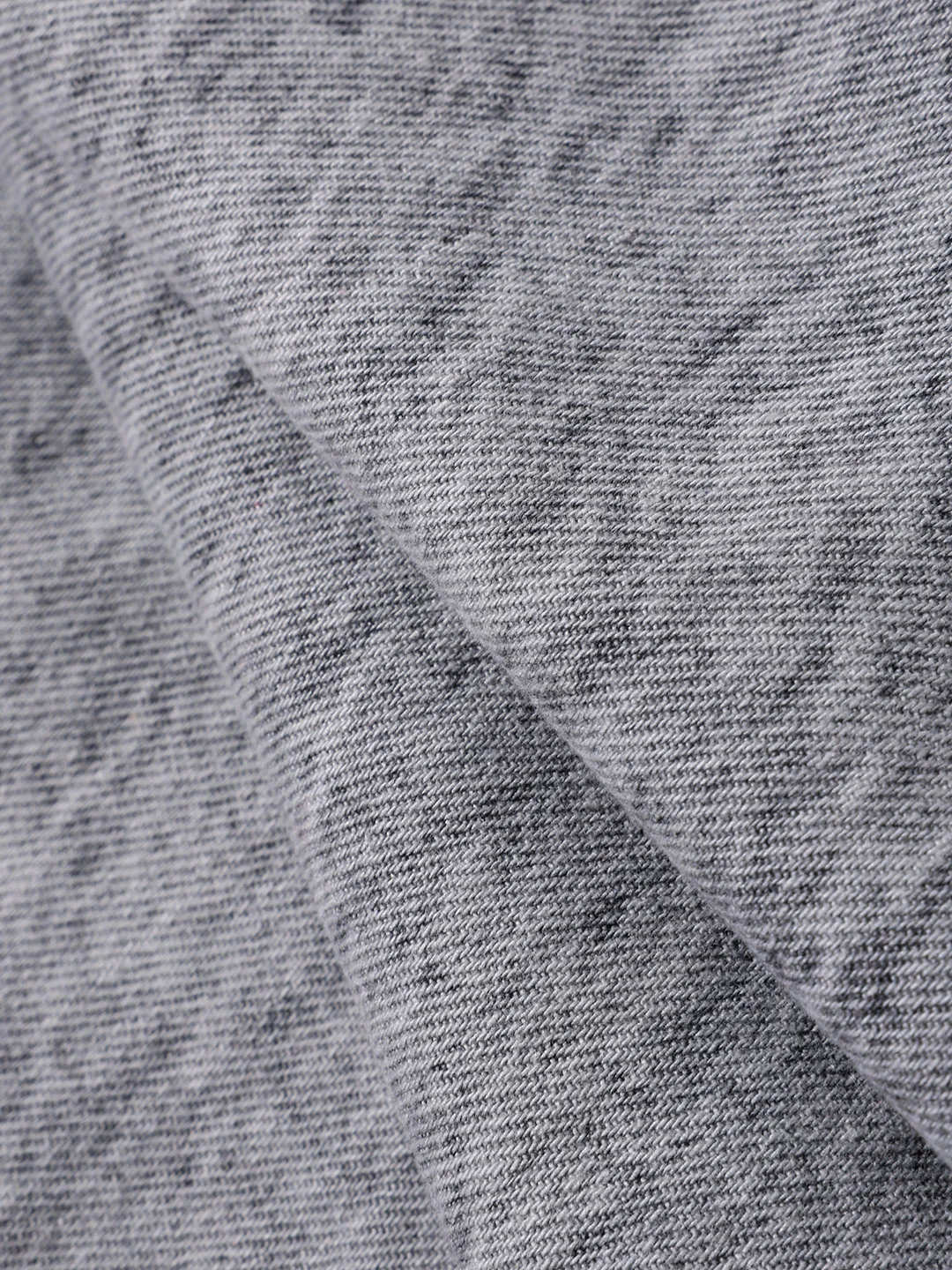 Men's Grey Baggy Fit Solid Casual Jeans - Image 7