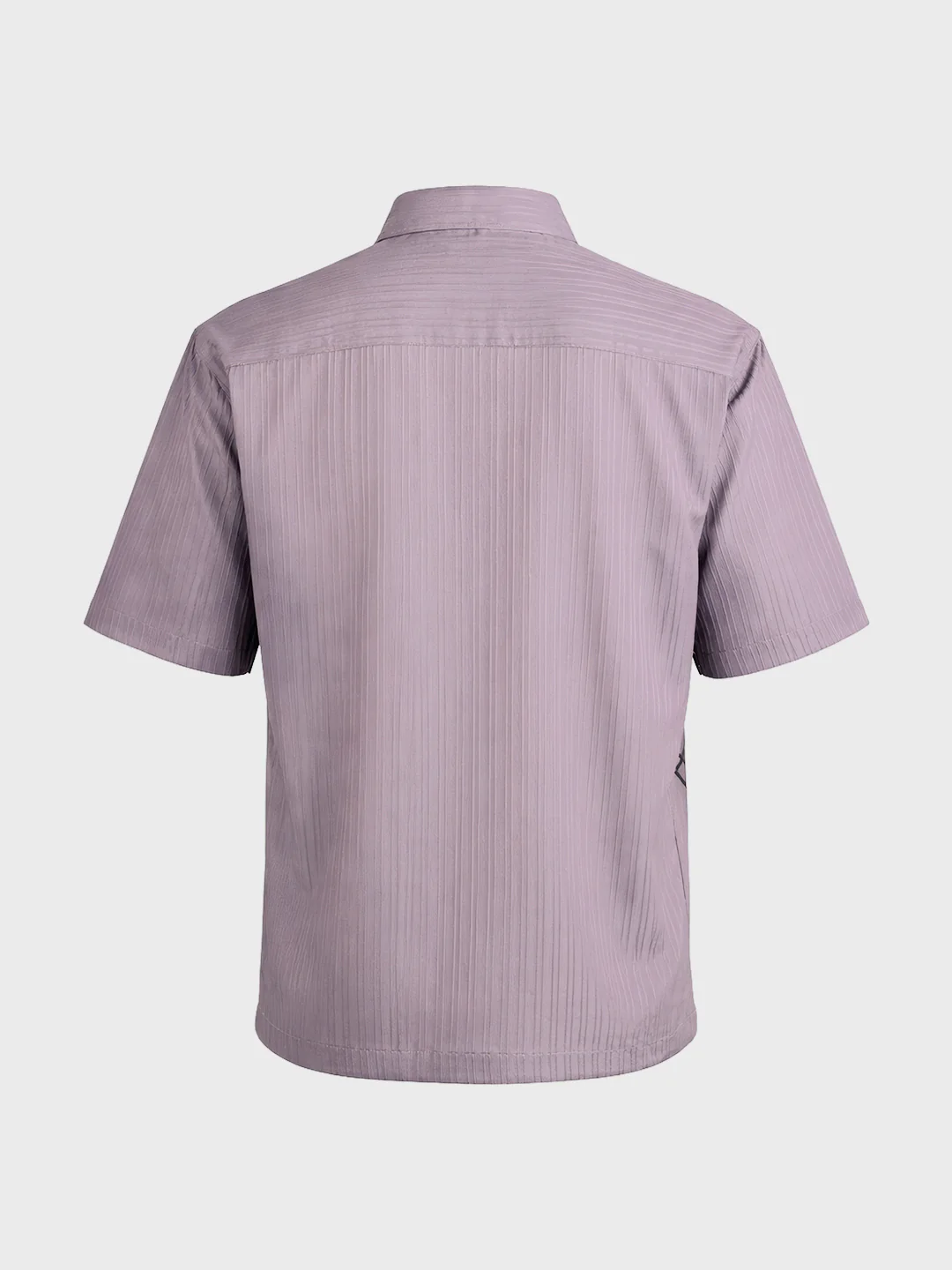 Men's Grey Boxy Fit Graphic Printed Casual Shirt - Image 5