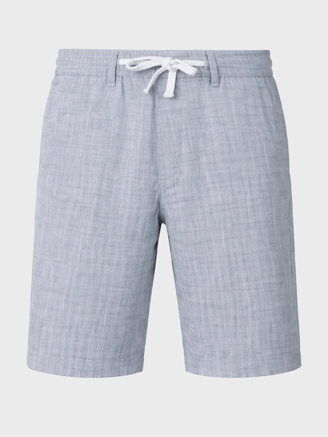 Men's Grey Regular Fit Solid Casual Shorts - Image 6