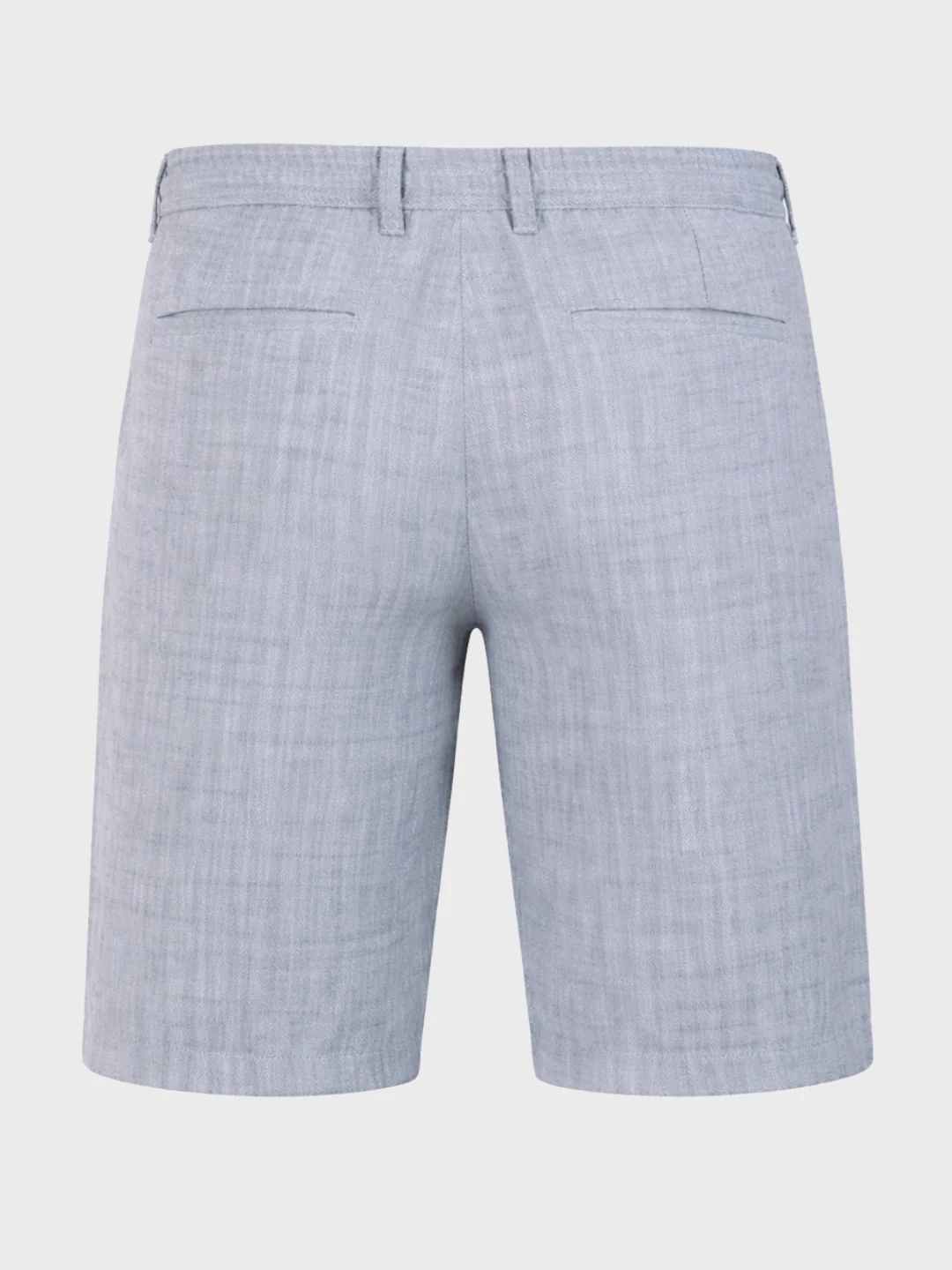 Men's Grey Regular Fit Solid Casual Shorts - Image 7