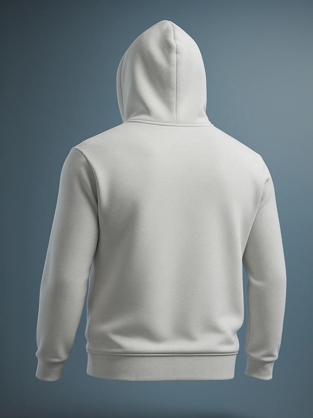 Men's Grey Relaxed Fit Embroided Casual Sweatshirt - Image 2