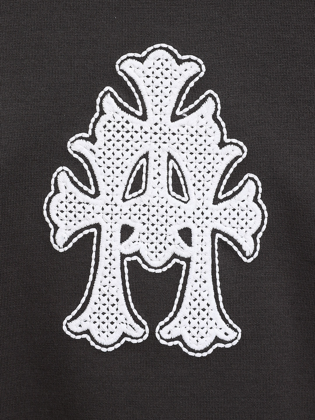 Men's Grey Relaxed Fit Embroided 240 GSM Casual T-Shirt - Image 8