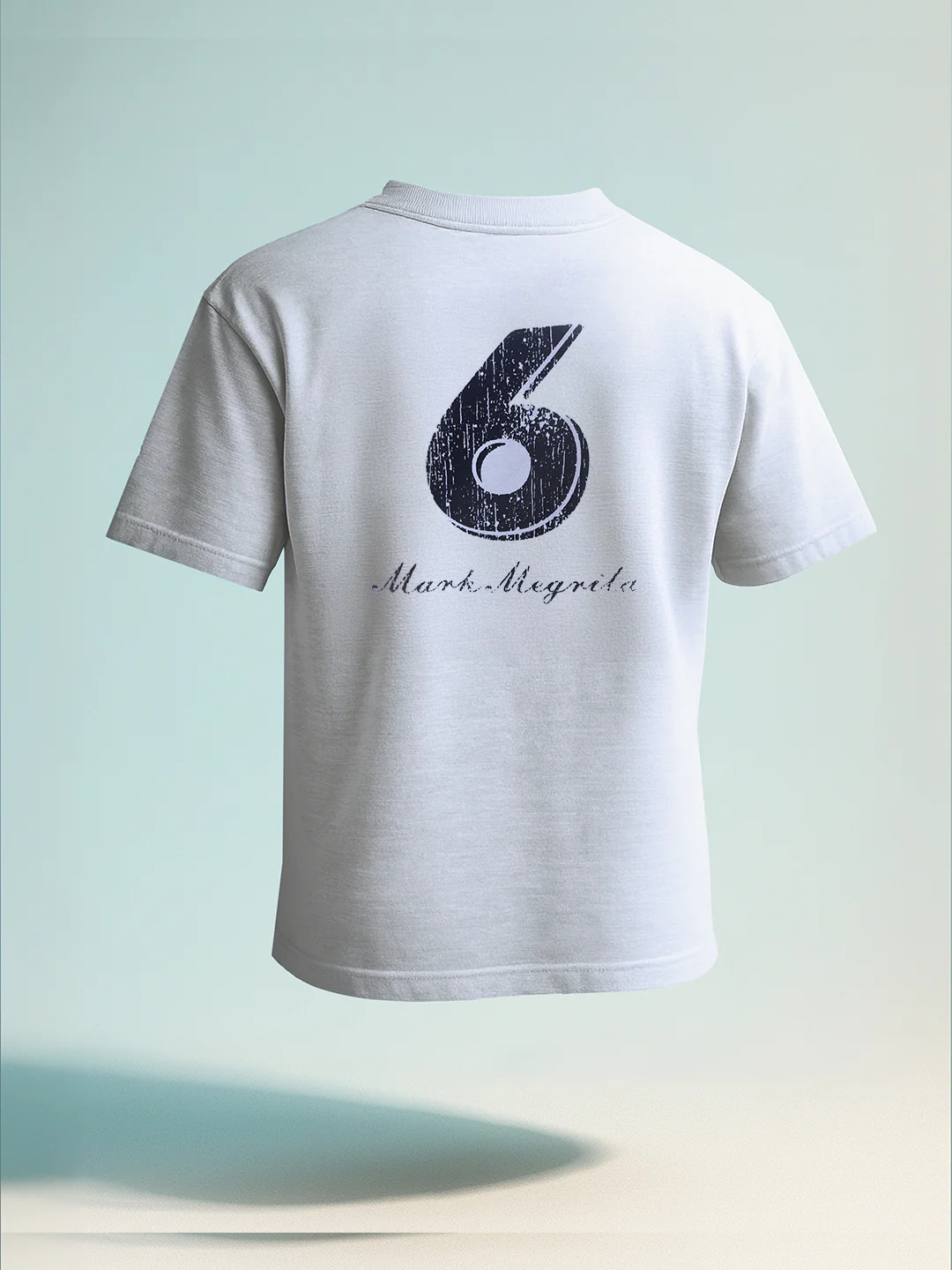 Men's Grey Relaxed Fit Graphic Printed 240 GSM Street Wear T-Shirt - Image 2