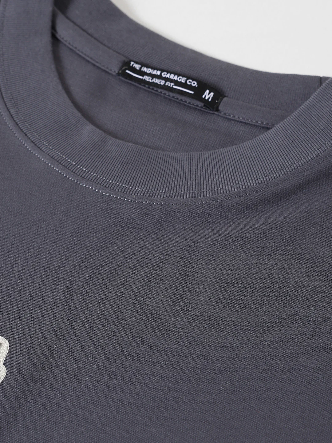 Men's Grey Relaxed Fit Printed 240 GSM Street Wear T-Shirt - Image 9