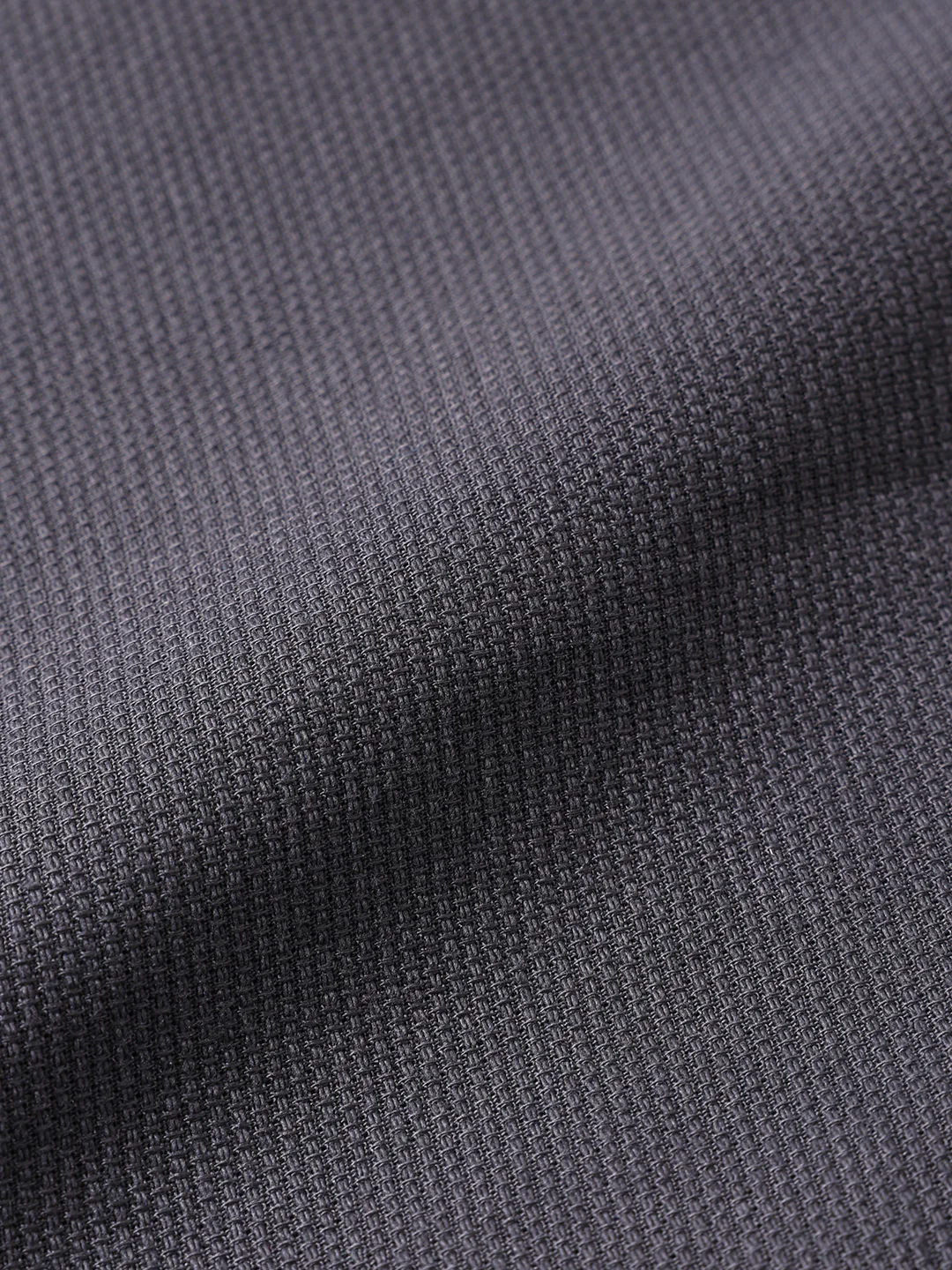 Men's Grey Relaxed Fit Solid Casual Shirt - Image 6