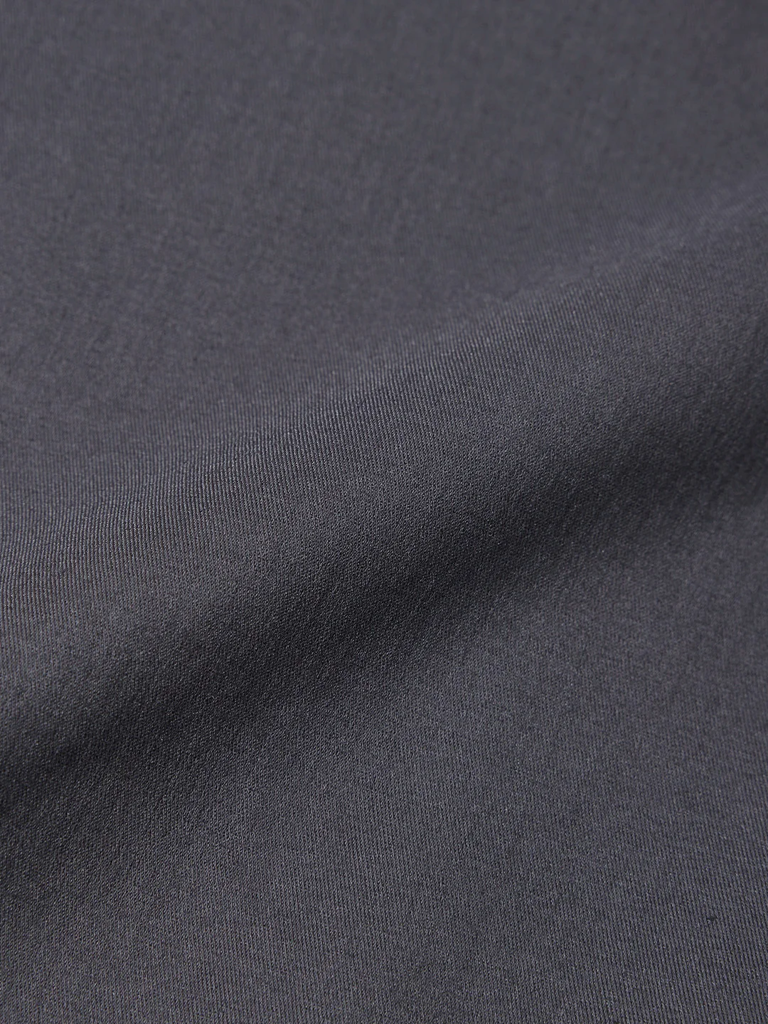 Men's Grey Slim Fit Solid Casual Shirt - Image 7