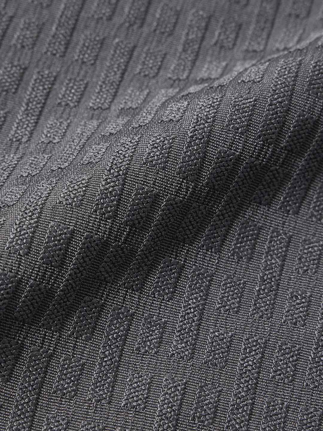 Men's Grey Slim Fit Textured Party Wear Shirt - Image 3