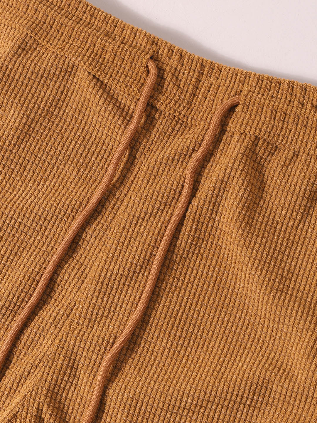 Men's Khaki Baggy Fit Textured Utility Cargo - Image 7