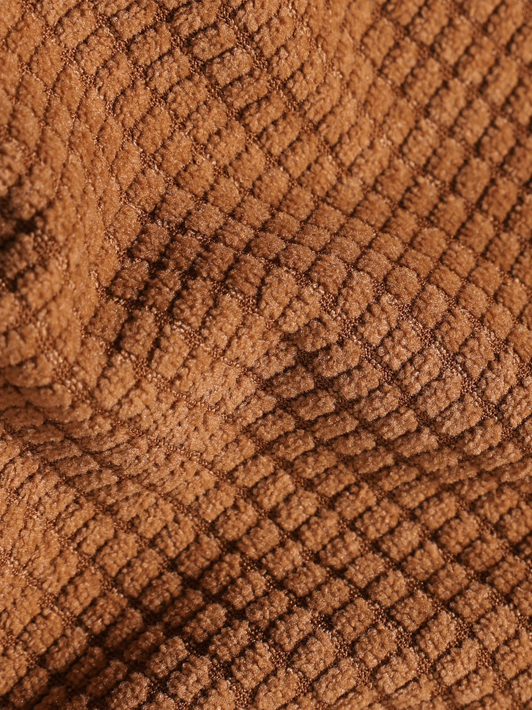Men's Khaki Baggy Fit Textured Utility Cargo - Image 7
