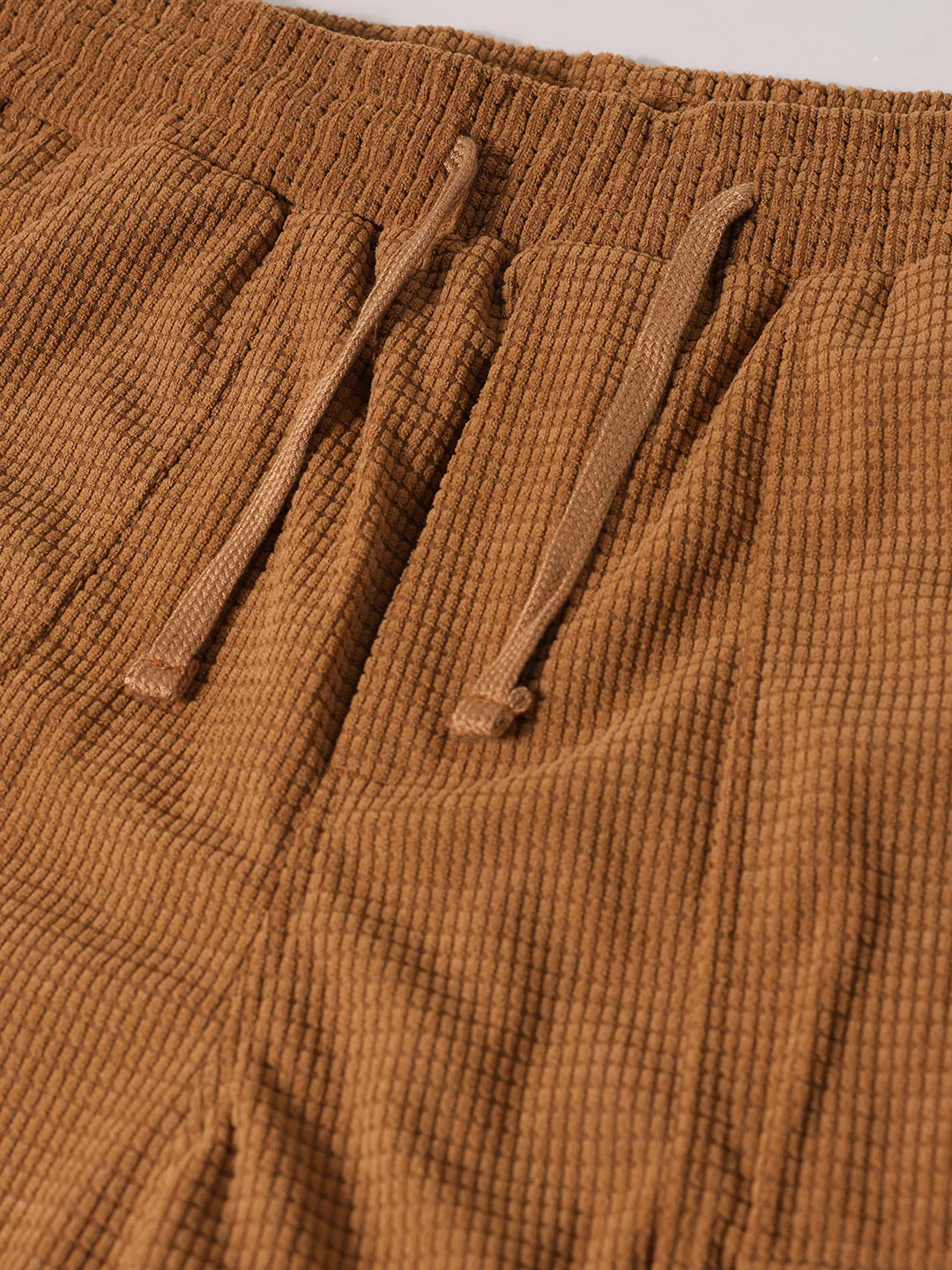 Men's Khaki Loose Fit Solid Utility Joggers - Image 5