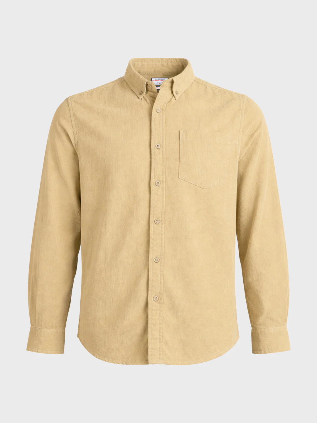 Men's Khaki Regular Fit Solid Casual Shirt - Image 6