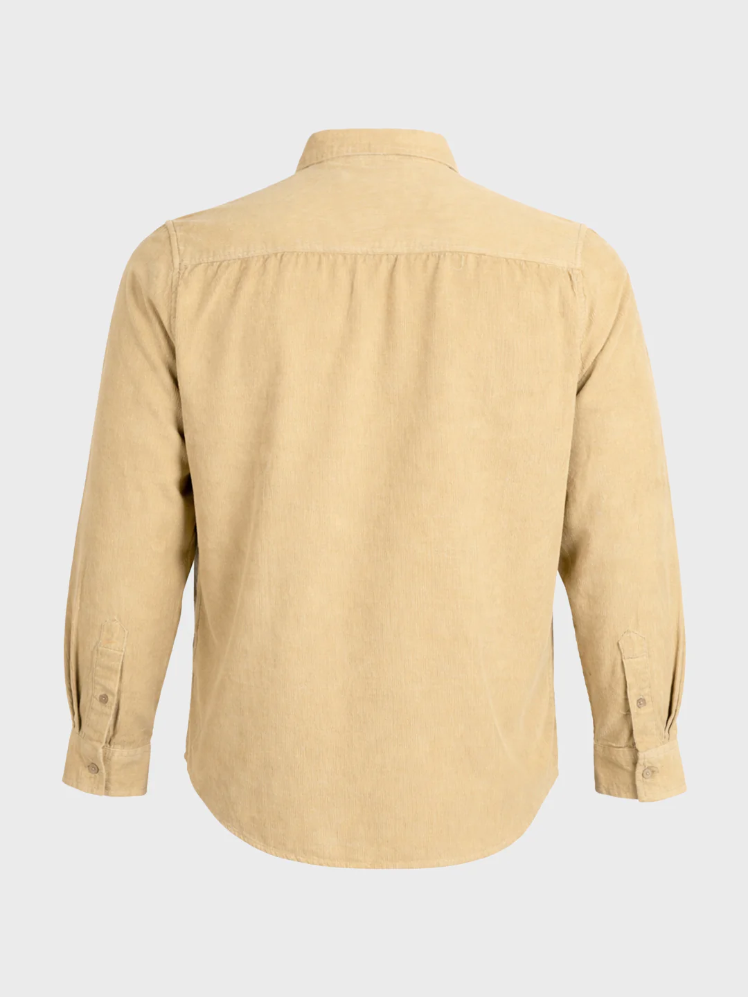 Men's Khaki Regular Fit Solid Casual Shirt - Image 7