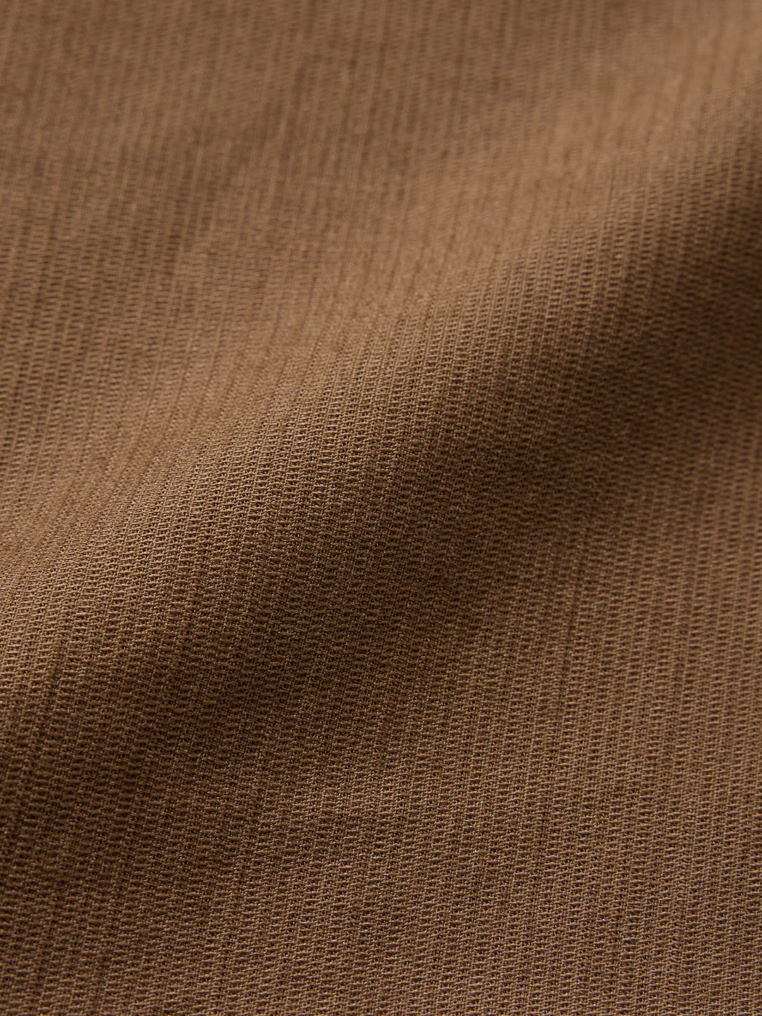Men's Khaki Slim Fit Solid Casual Shirt - Image 7