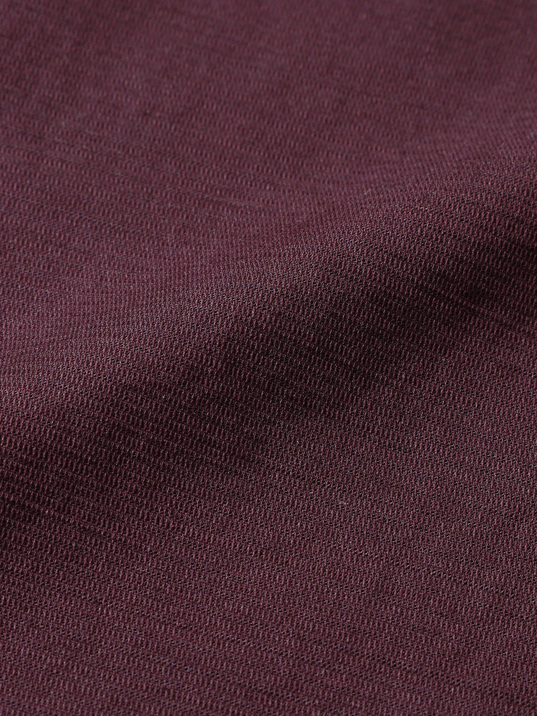 Men's Maroon Slim Fit Solid Casual Shirt - Image 7