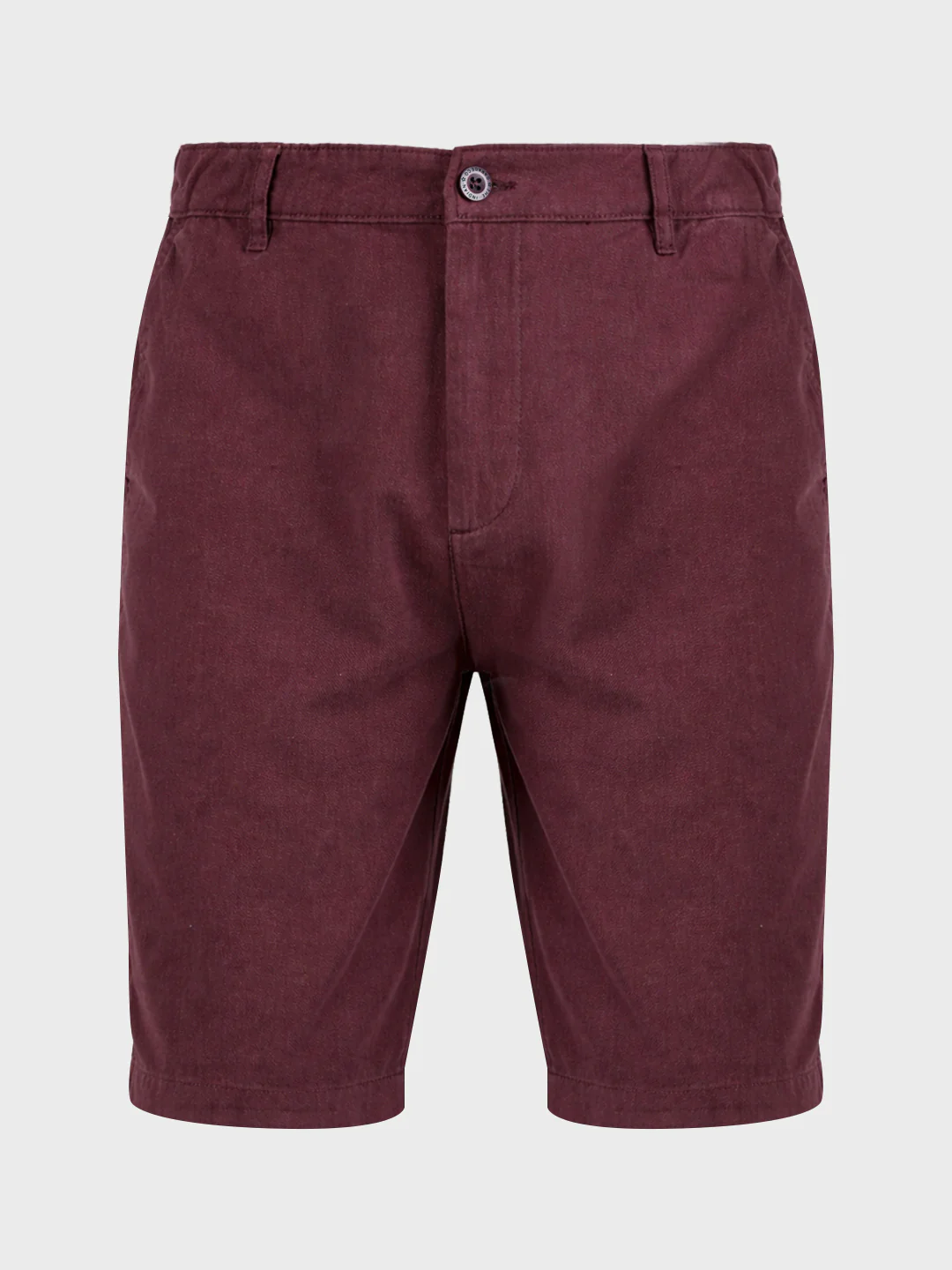 Men's Maroon Slim Fit Solid Casual Short - Image 6