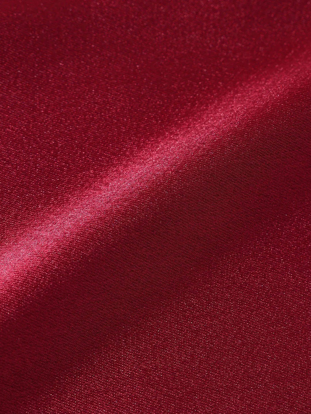 Men's Maroon Slim Fit Solid Party Wear Shirt - Image 6
