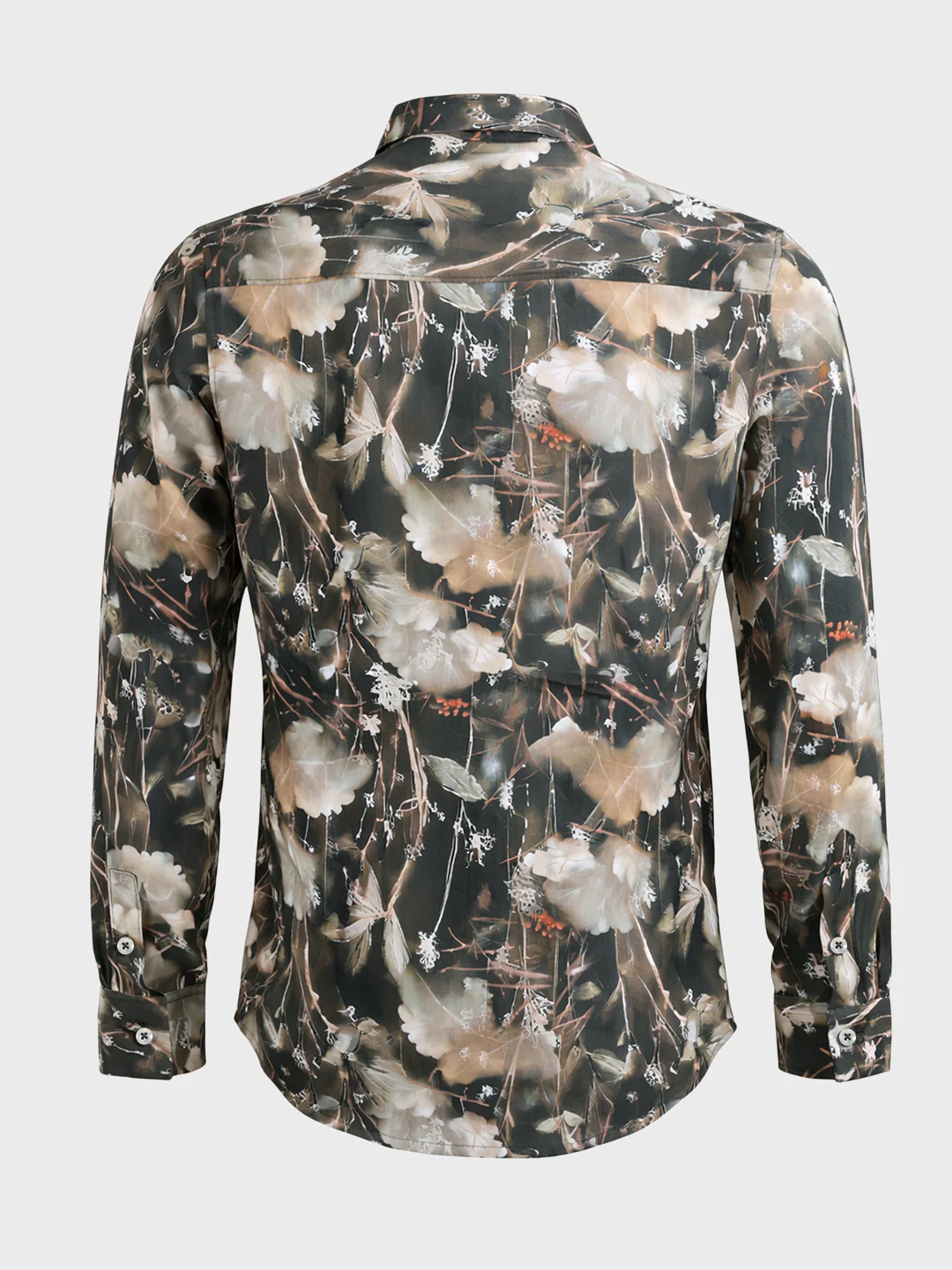 Men's Multicolor Slim Fit Party Wear Printed Shirt - Image 4