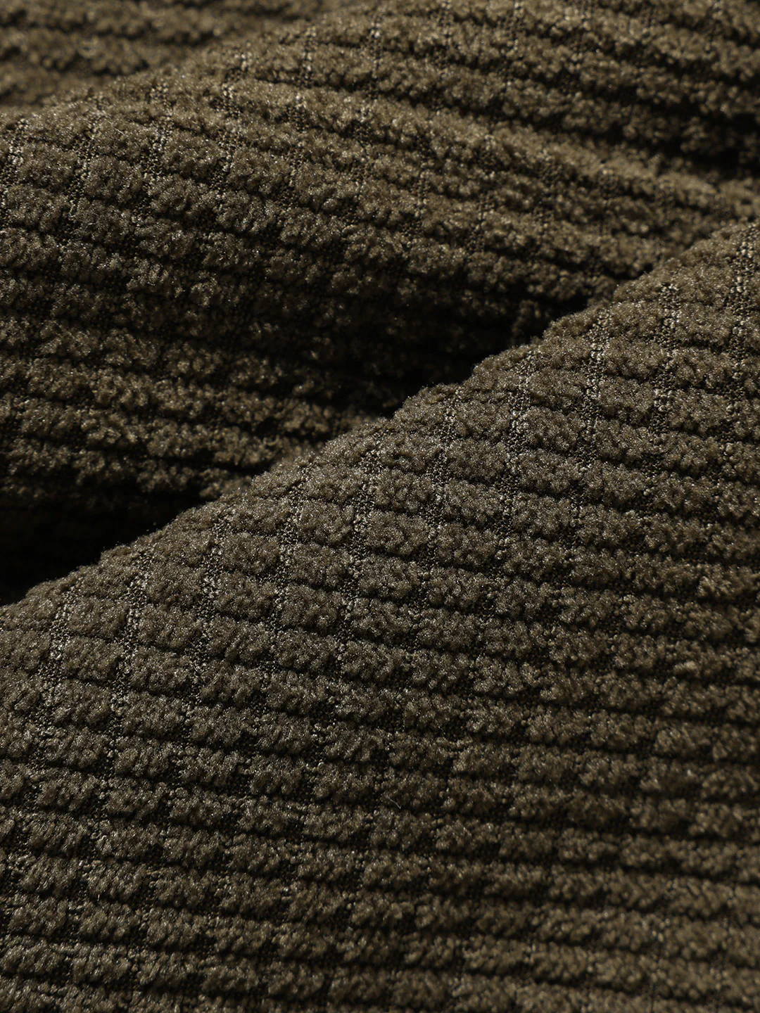 Men's Olive Loose Fit Solid Utility Joggers - Image 6