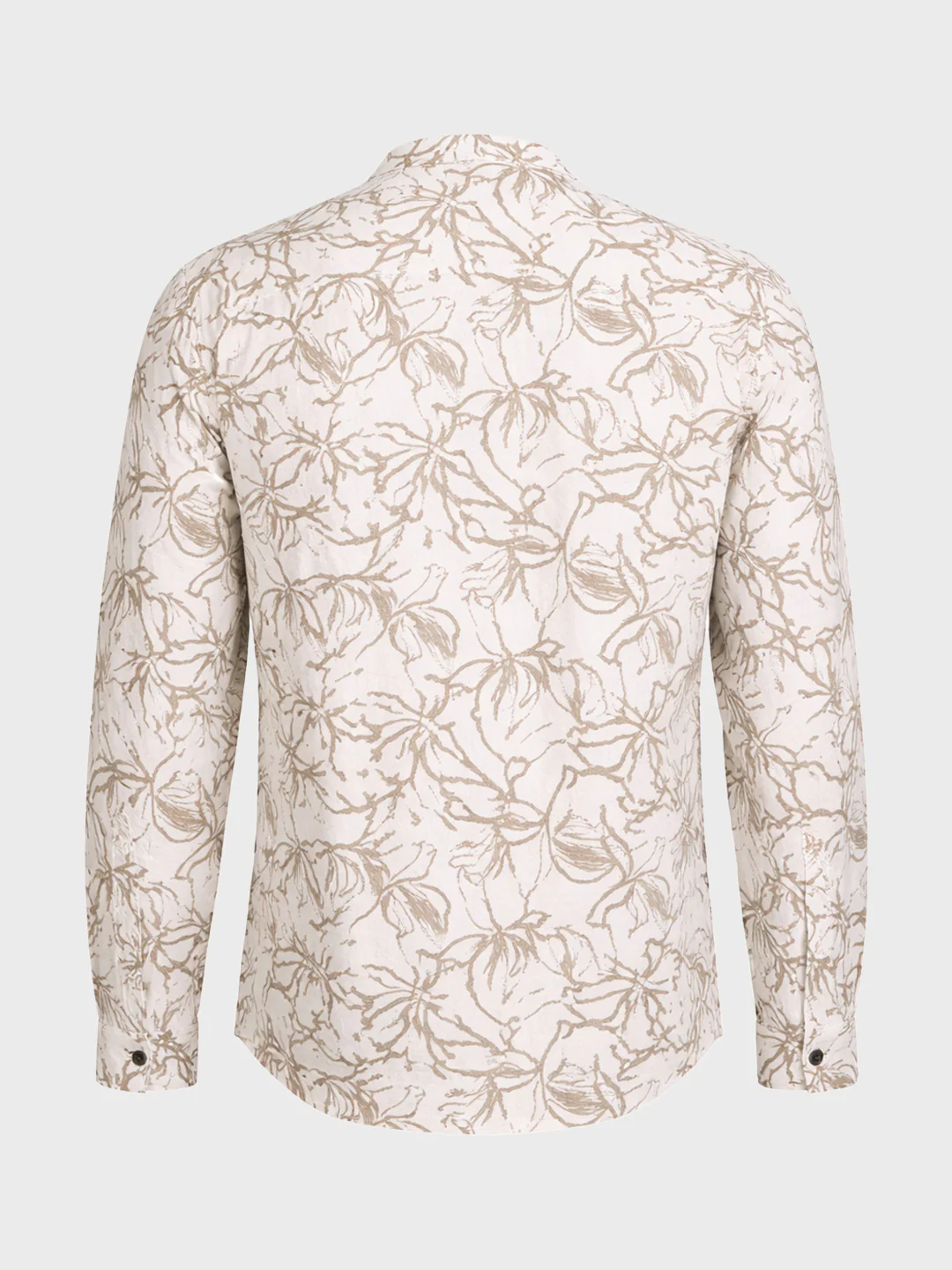 Men's Olive Regular Fit Printed Casual Shirts - Image 6