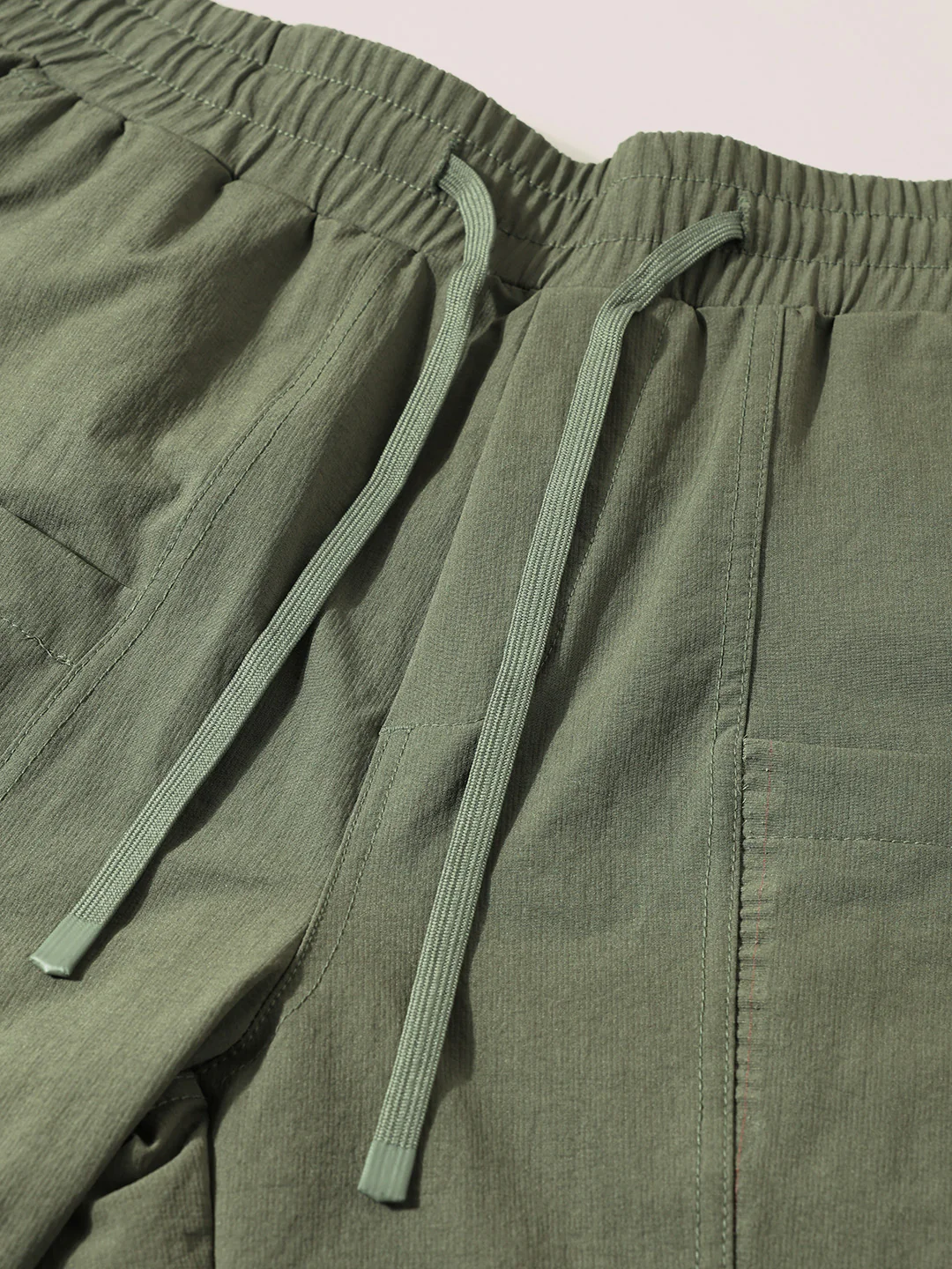 Men's Olive Relaxed Fit Solid Casual Coordinates - Image 6