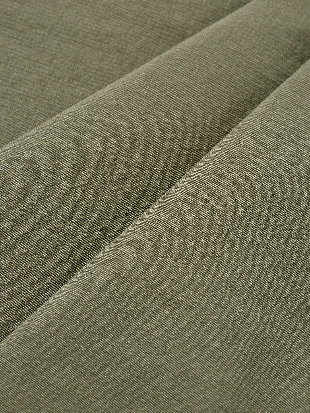 Men's Olive Relaxed Fit Solid Utility Cargo - Image 7