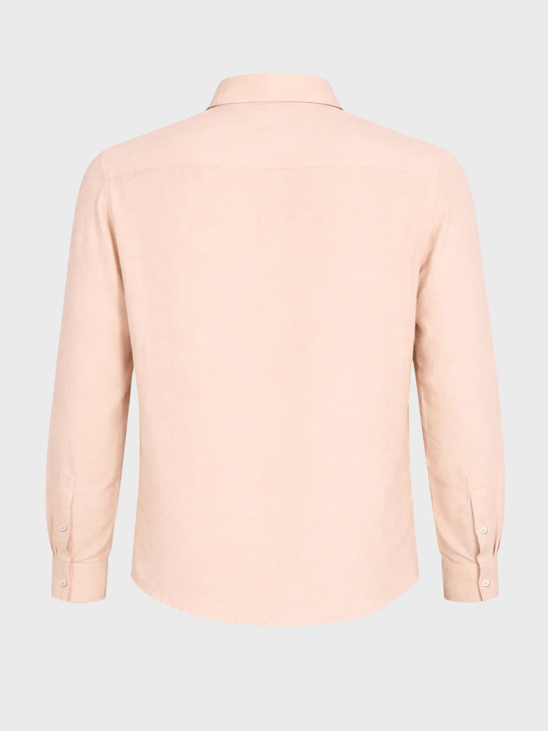 Men's Pink Regular Fit Casual Solid Shirt - Image 5