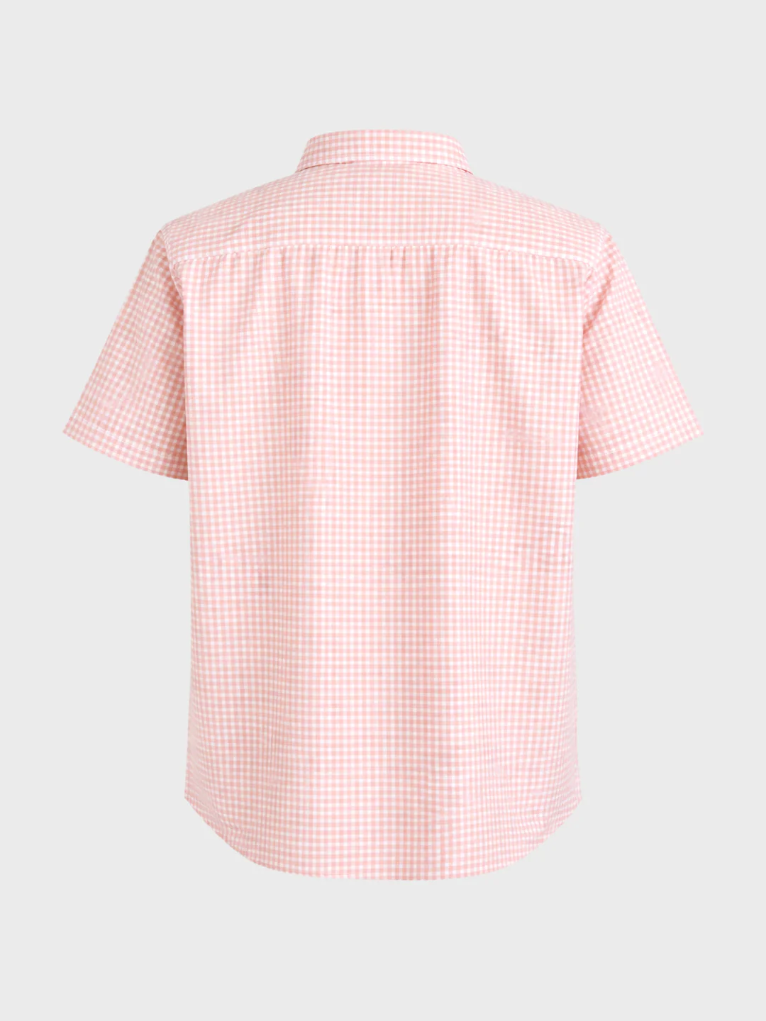 Men's Pink Regular Fit Checkered Casual Shirt - Image 5