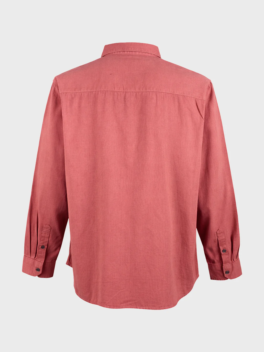 Men's Pink Regular Fit Solid Casual Shirt - Image 5