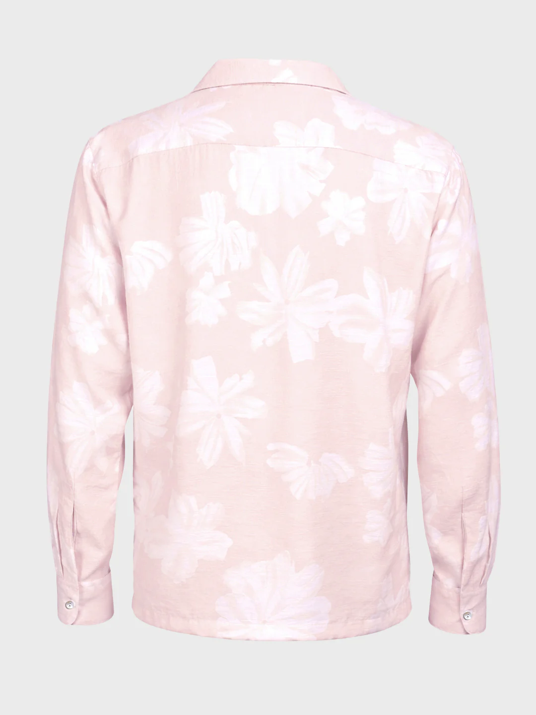 Men's Pink Relaxed Fit Printed Casual Shirts - Image 4
