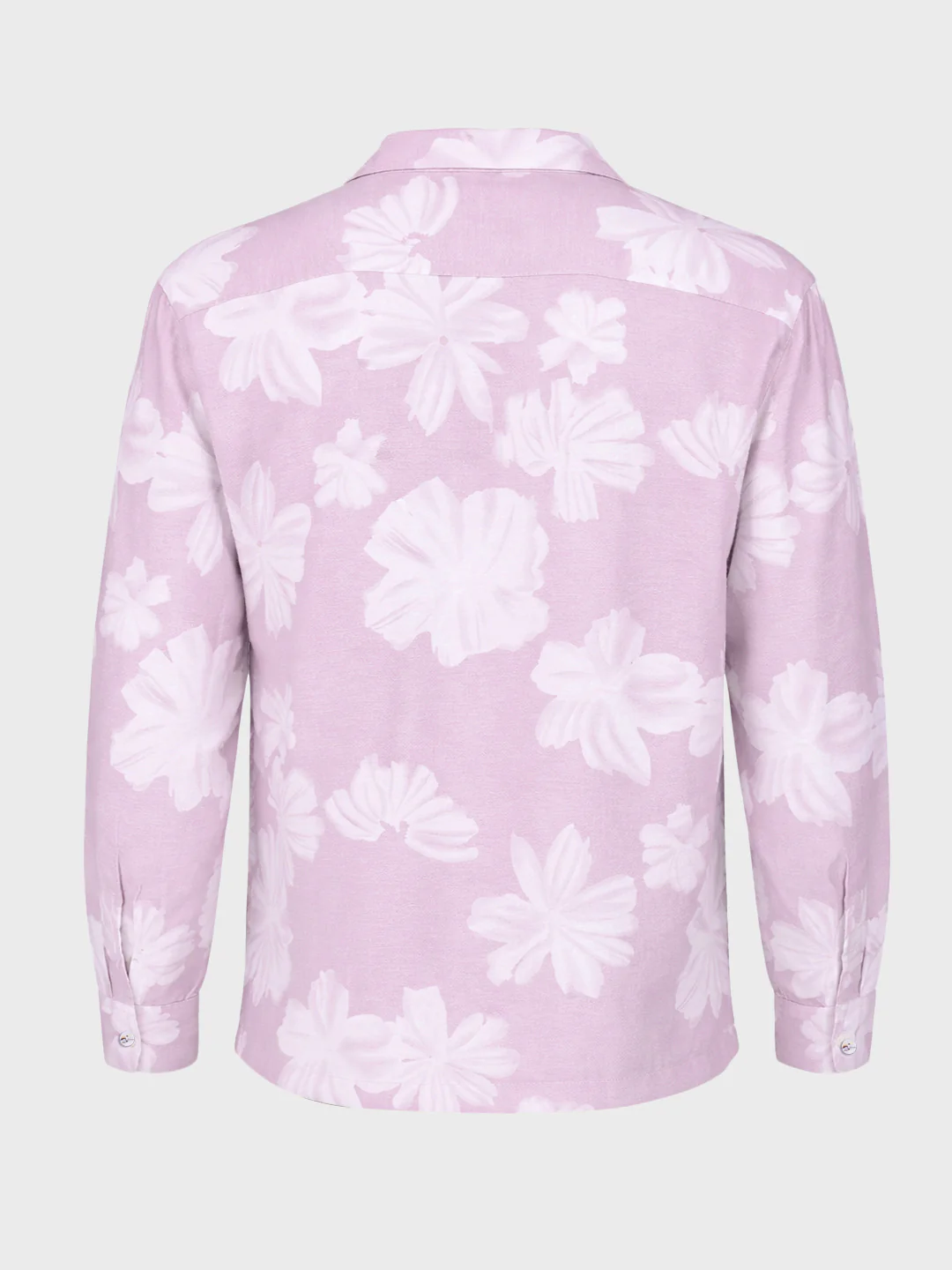 Men's Pink Relaxed Fit Printed Casual Shirts - Image 4