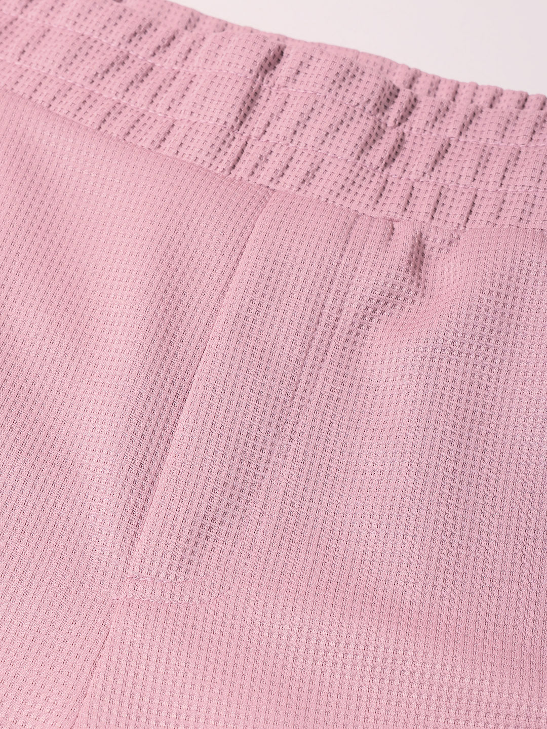 Men's Pink Relaxed Fit Textured Utility Trousers - Image 6